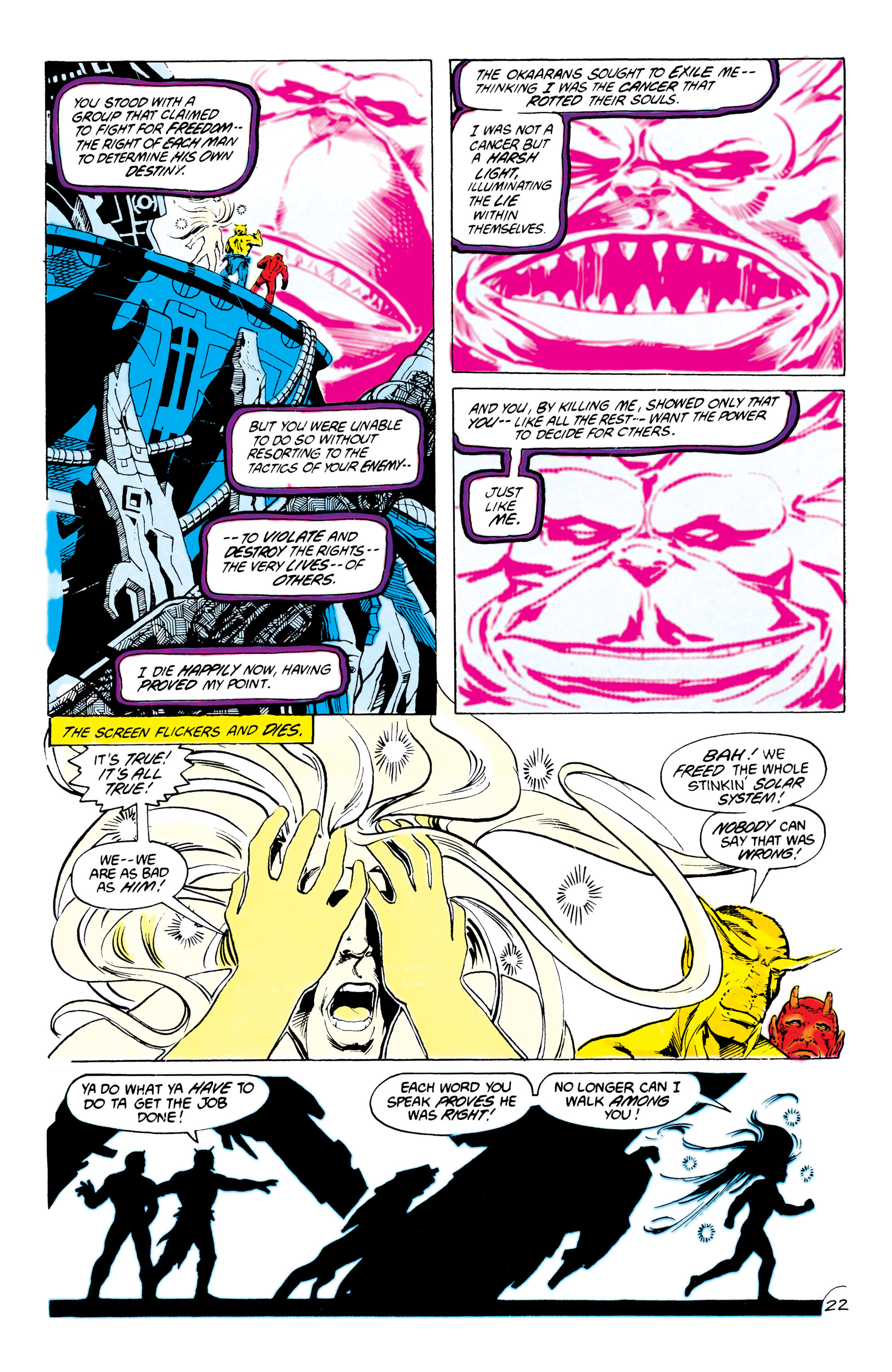 Read online The Omega Men (1983) comic -  Issue #7 - 23