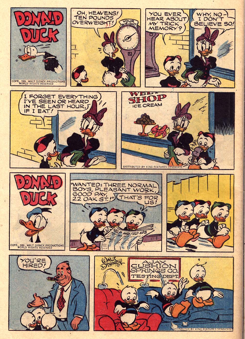 Read online Walt Disney's Comics and Stories comic -  Issue #167 - 50