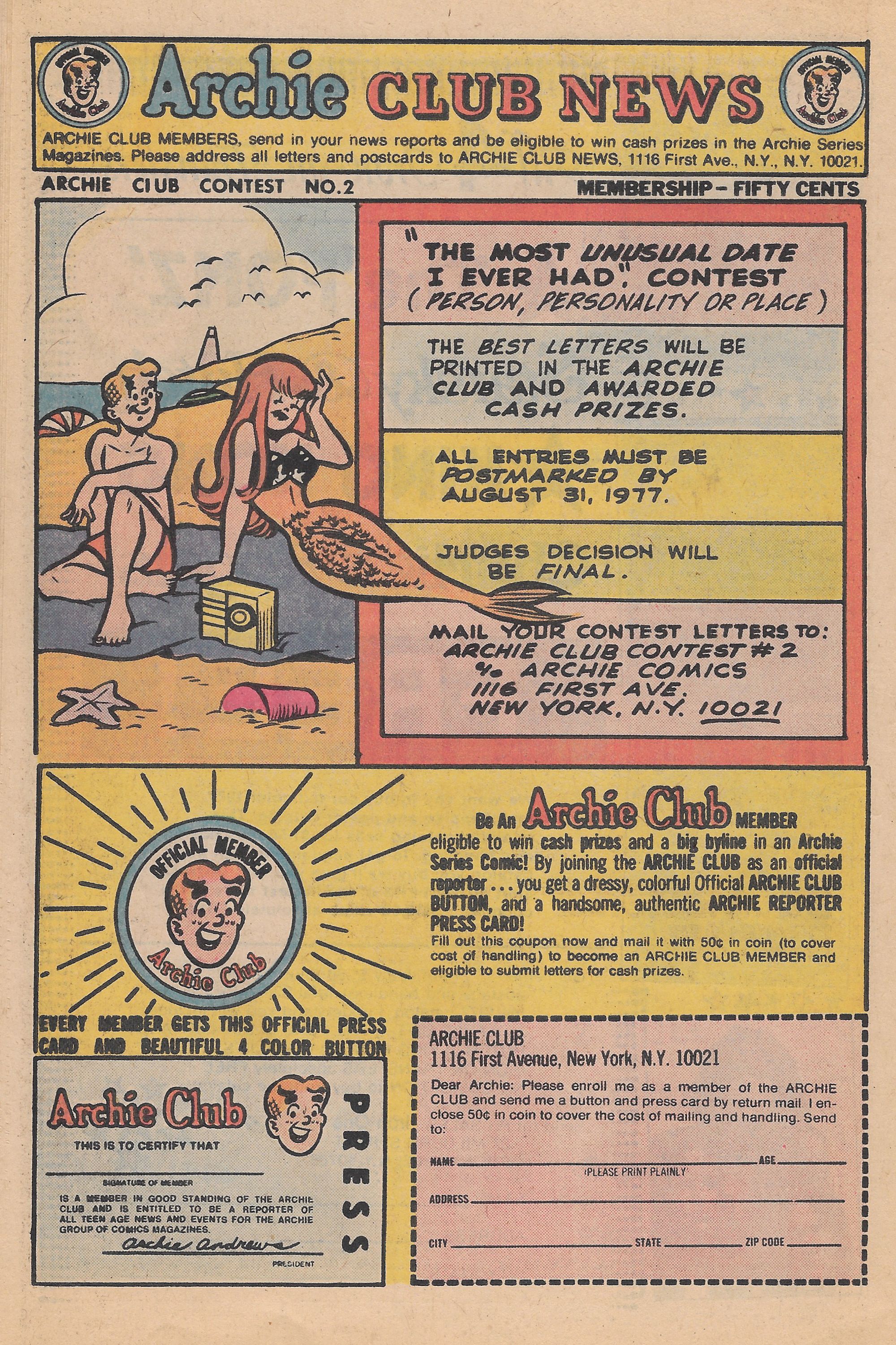 Read online Reggie and Me (1966) comic -  Issue #99 - 26