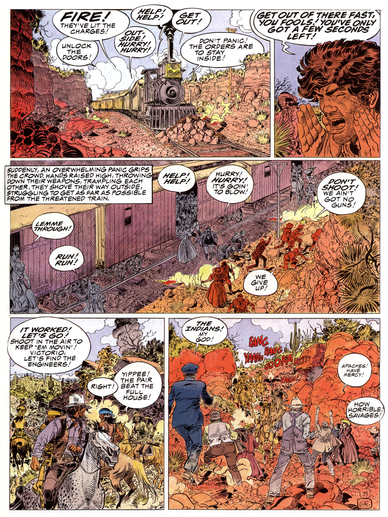 Read online Epic Graphic Novel: Blueberry comic -  Issue #4 - 45