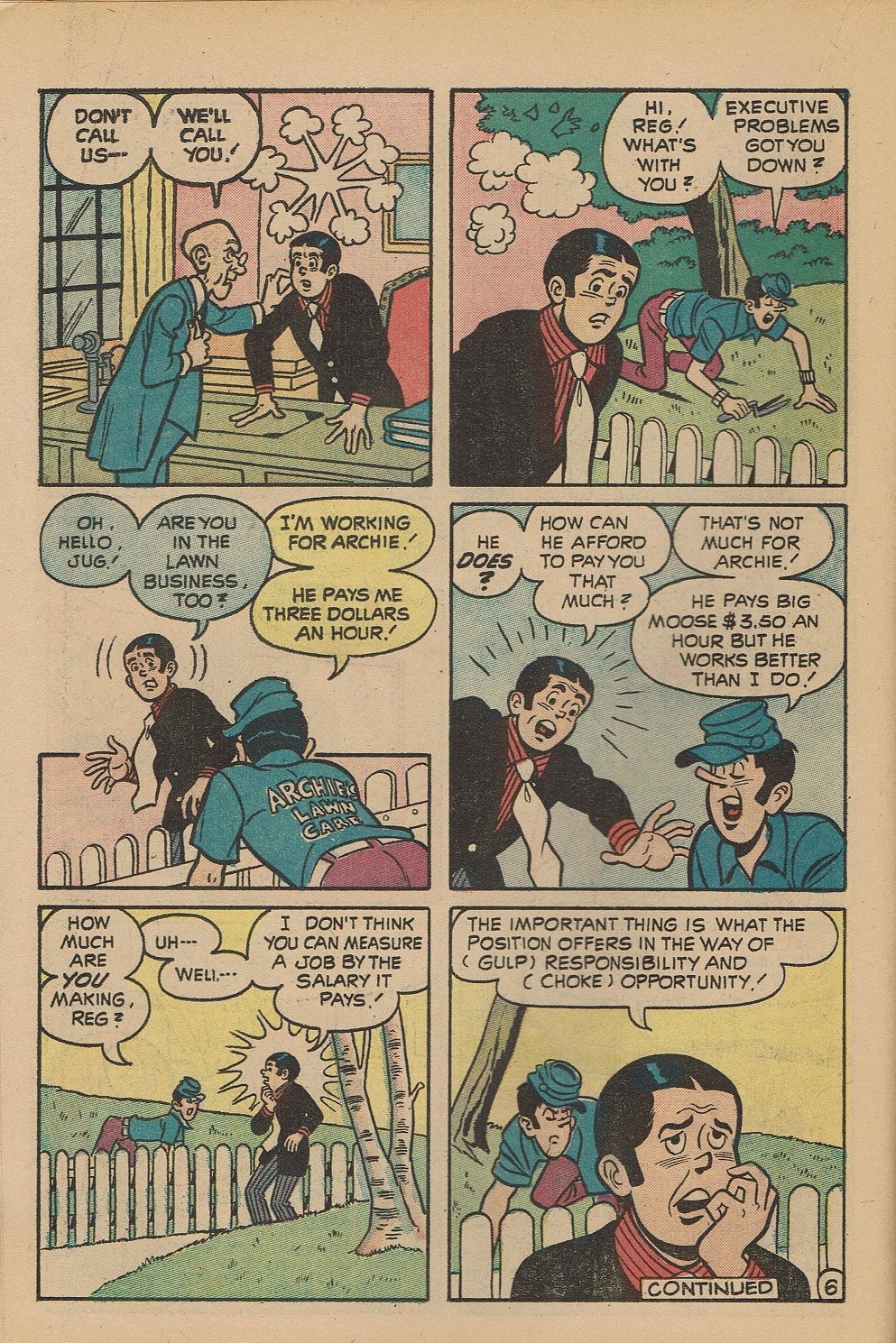 Read online Reggie and Me (1966) comic -  Issue #57 - 18