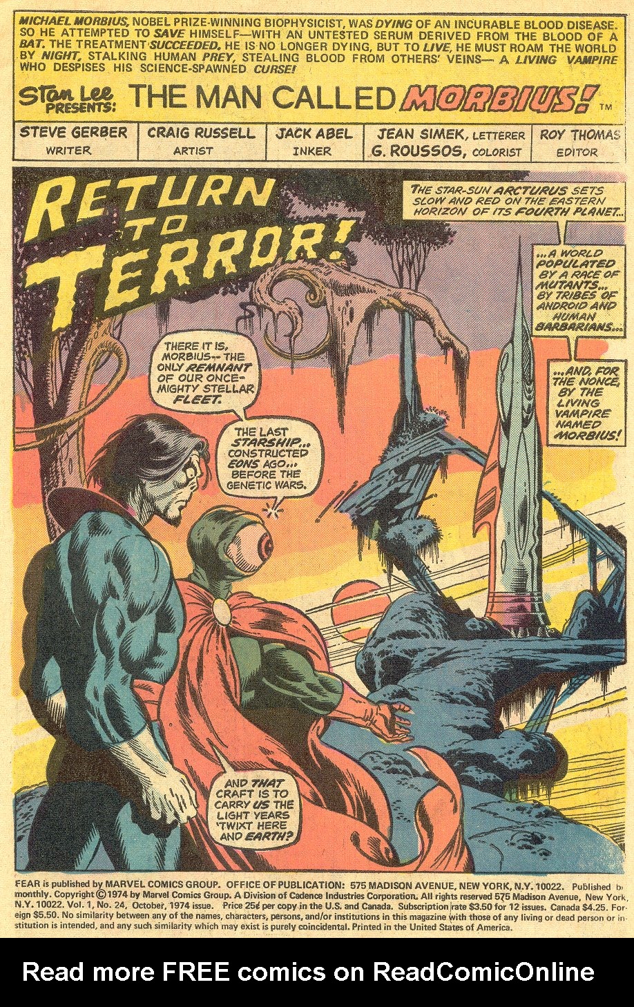 Read online Fear comic -  Issue #24 - 2
