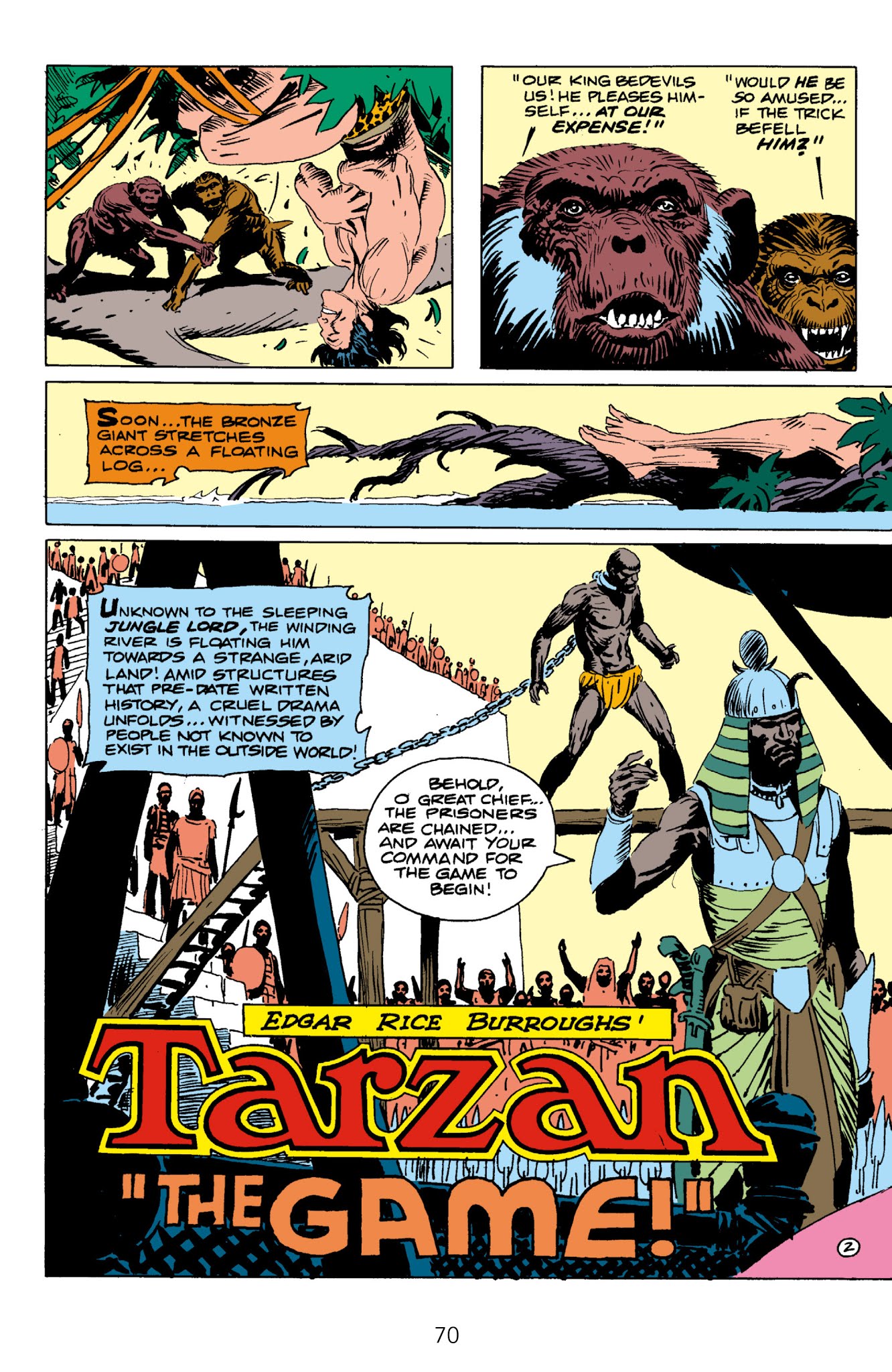 Read online Edgar Rice Burroughs' Tarzan The Joe Kubert Years comic -  Issue # TPB 3 (Part 1) - 71