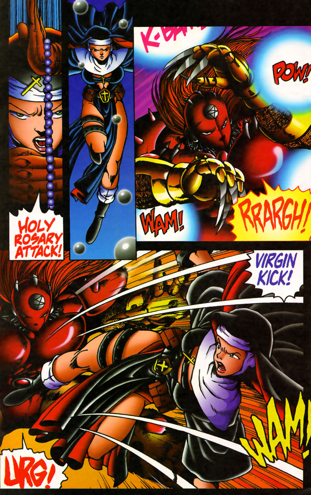 Read online Warrior Nun Areala (1994) comic -  Issue #2 - 21