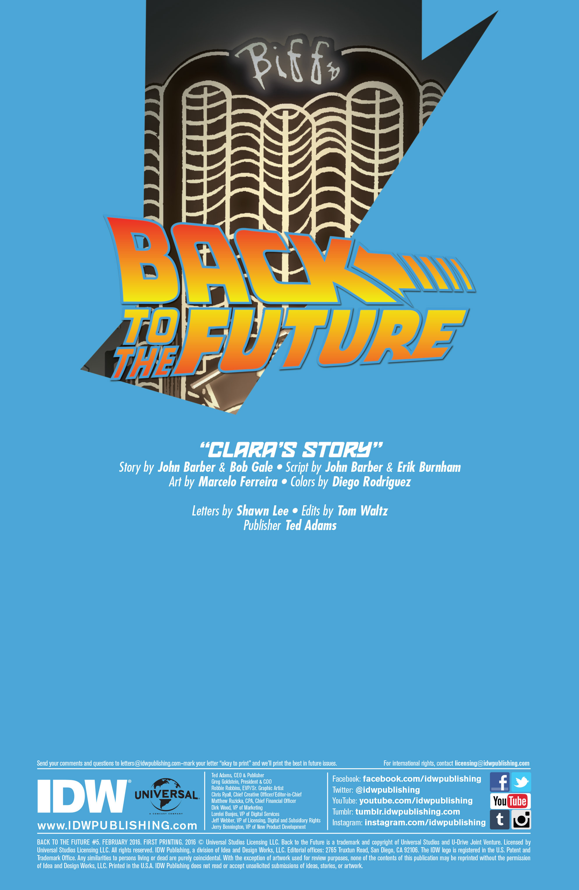 Read online Back to the Future (2015) comic -  Issue #5 - 2