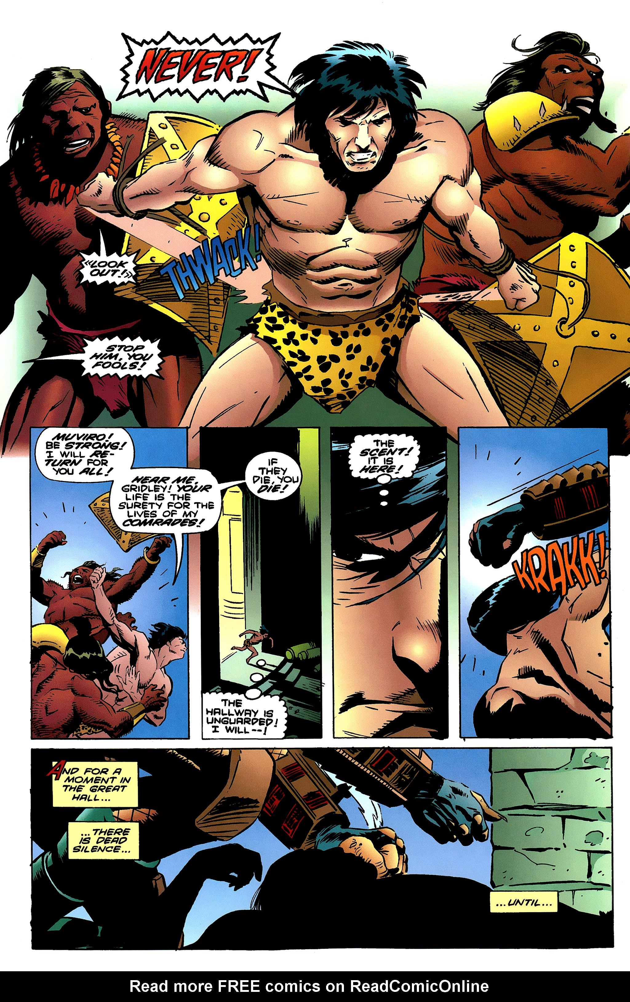 Read online Tarzan vs. Predator at the Earth's Core comic -  Issue #1 - 22