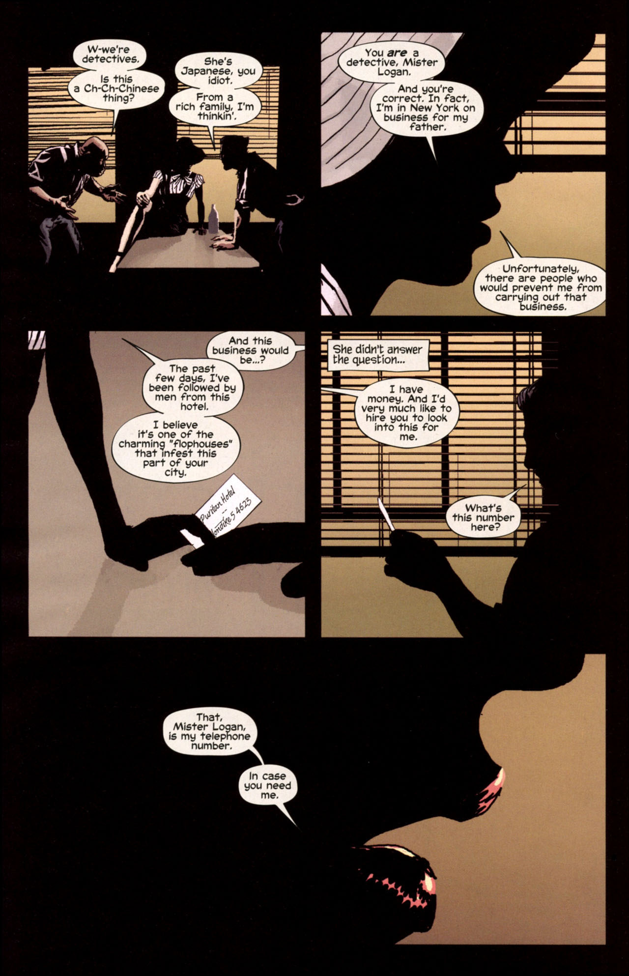 Read online Wolverine Noir comic -  Issue #1 - 7