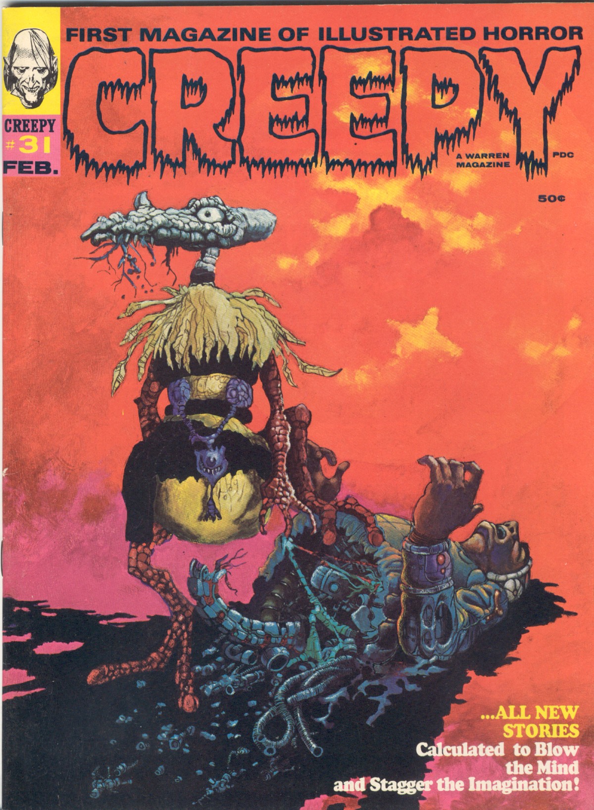 Read online Creepy (1964) comic -  Issue #31 - 1