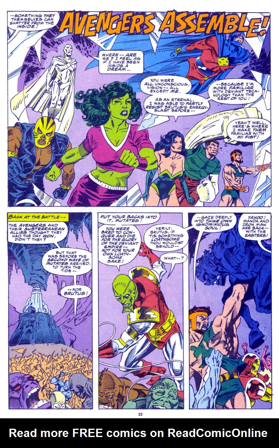 Read online Avengers West Coast (1989) comic -  Issue # Annual 6 - 21