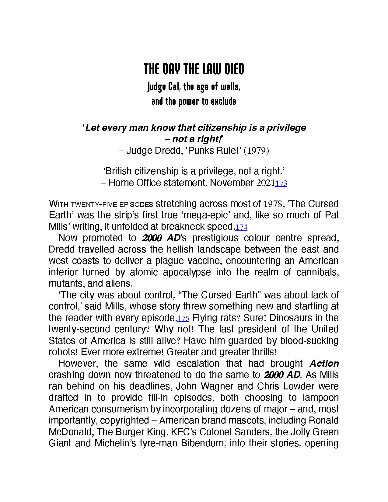 Read online I am the Law: How Judge Dredd Predicted Our Future comic -  Issue # TPB (Part 1) - 94