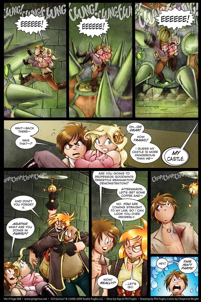 Read online Girl Genius (2002) comic -  Issue #9 - 69