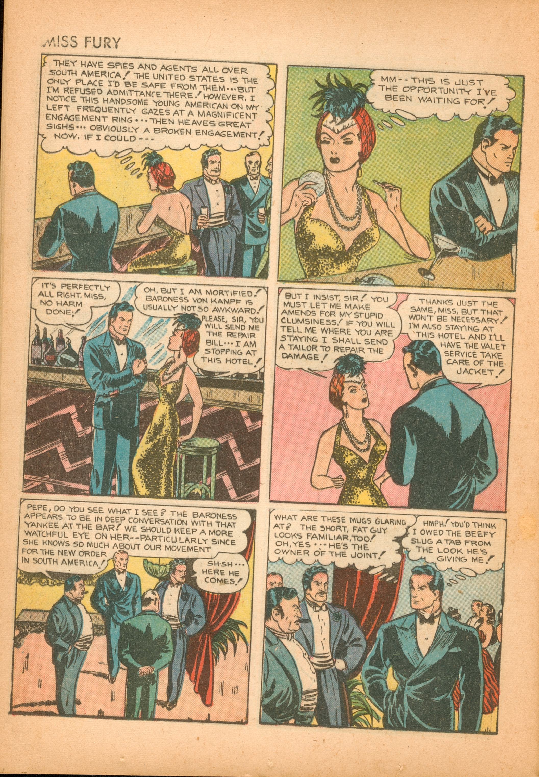 Read online Miss Fury (1942) comic -  Issue #2 - 13