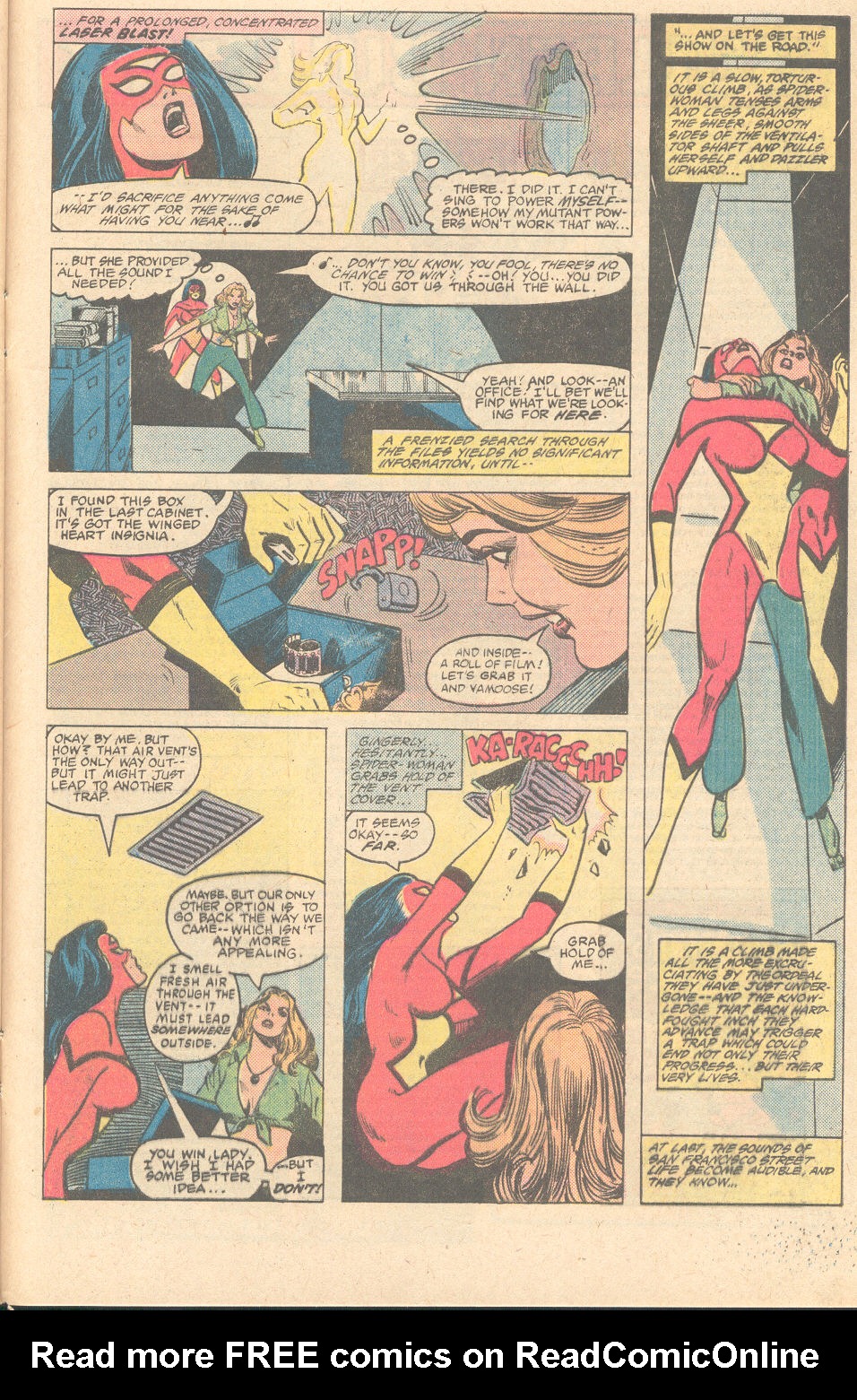 Read online Dazzler (1981) comic -  Issue #15 - 22