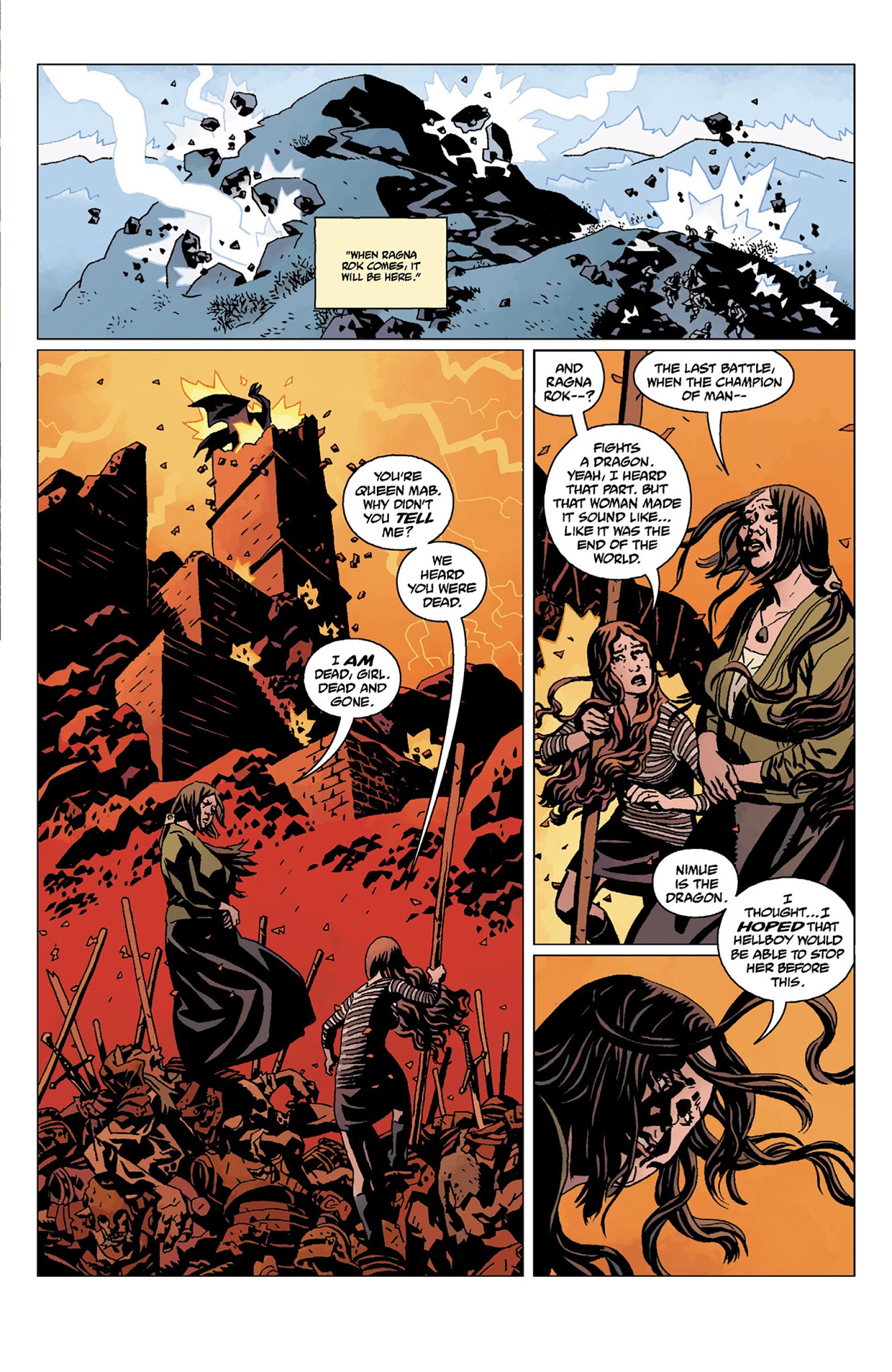 Read online Hellboy: The Storm And The Fury comic -  Issue # TPB - 146