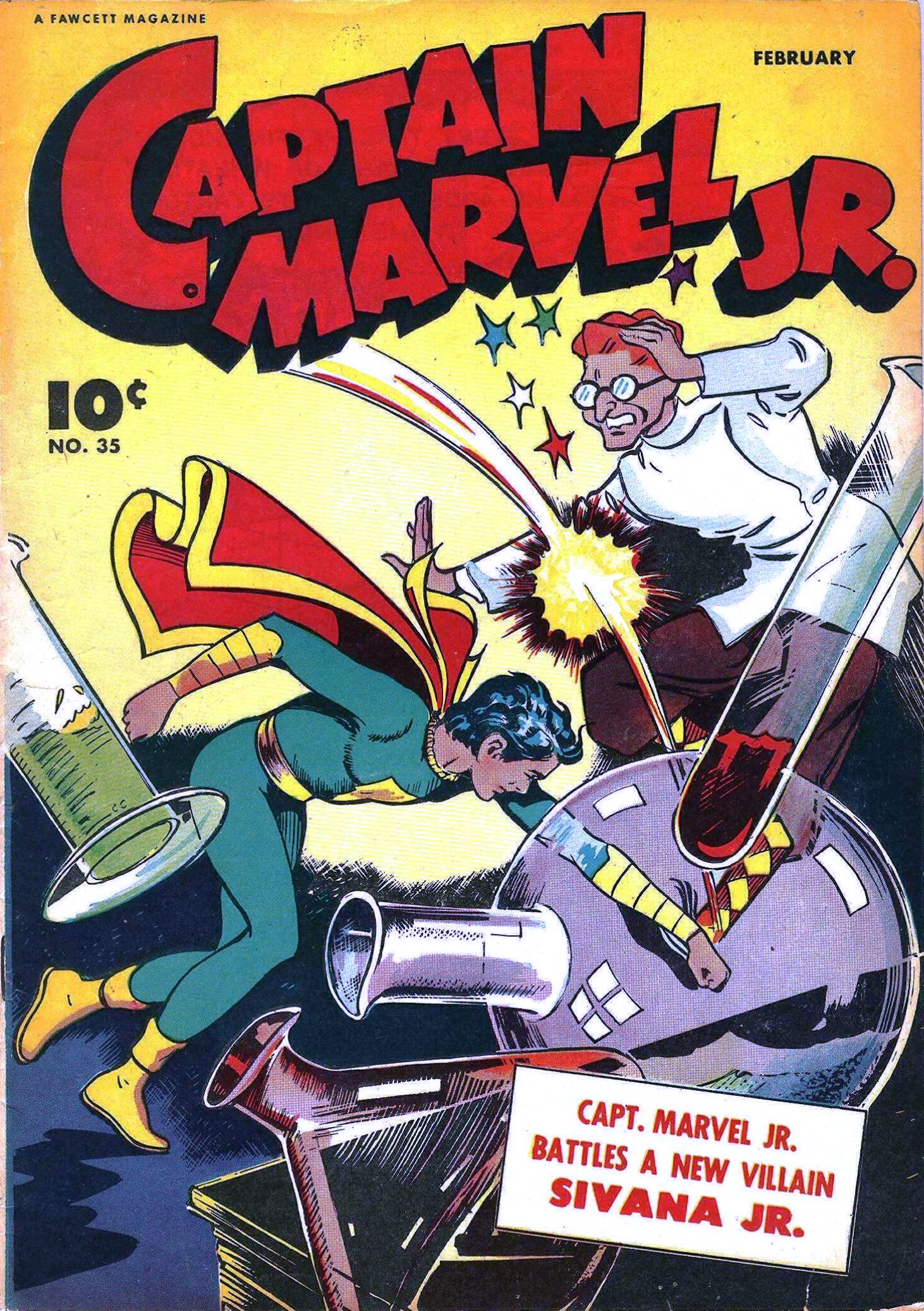 Read online Captain Marvel, Jr. comic -  Issue #35 - 1