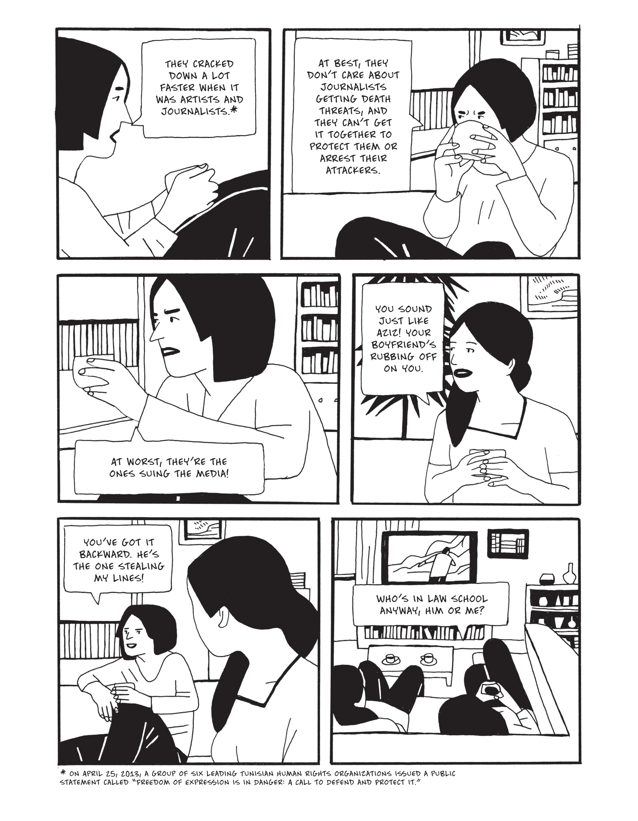 Read online After the Spring: A Story of Tunisian Youth comic -  Issue # TPB - 55