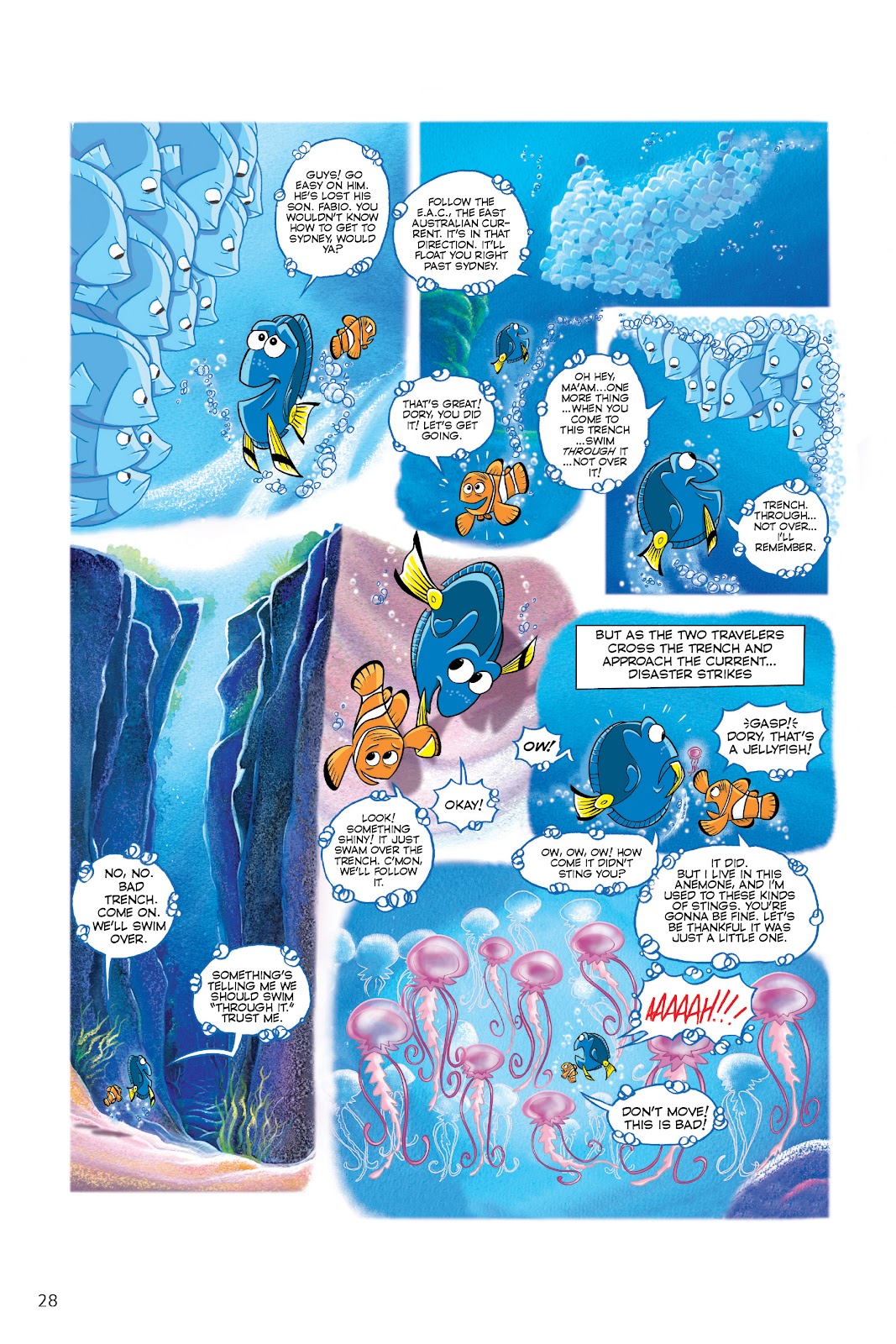 Disney/PIXAR Finding Nemo and Finding Dory: The Story of the Movies in Comics issue TPB - Page 28