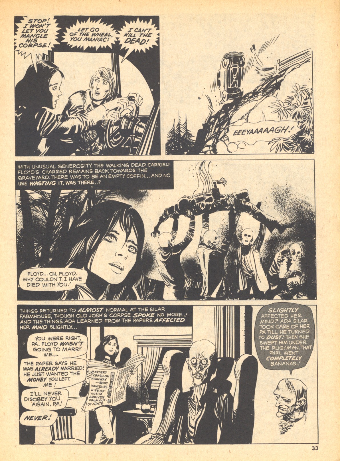 Read online Creepy (1964) comic -  Issue #58 - 33