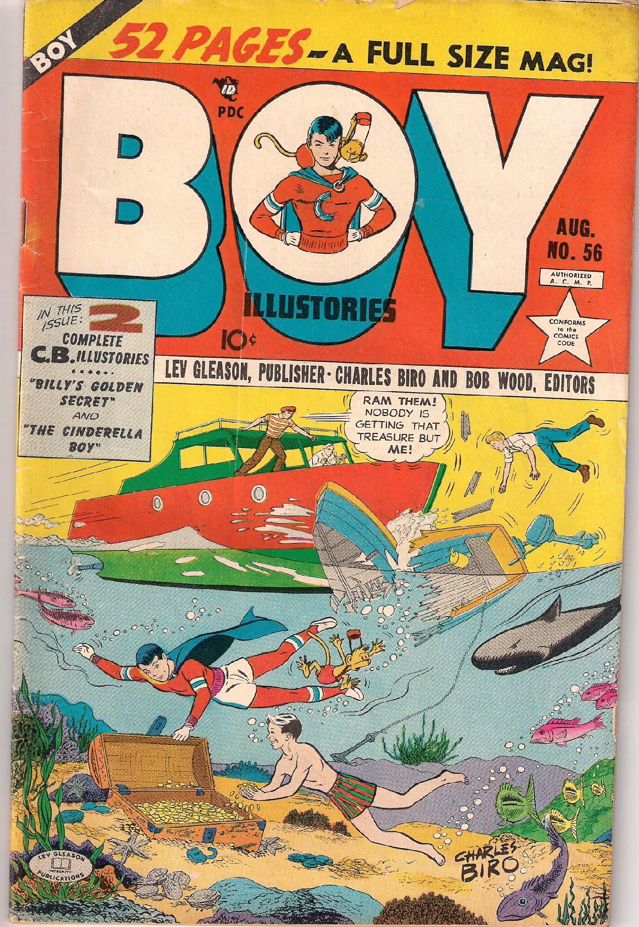 Read online Boy Comics comic -  Issue #56 - 1