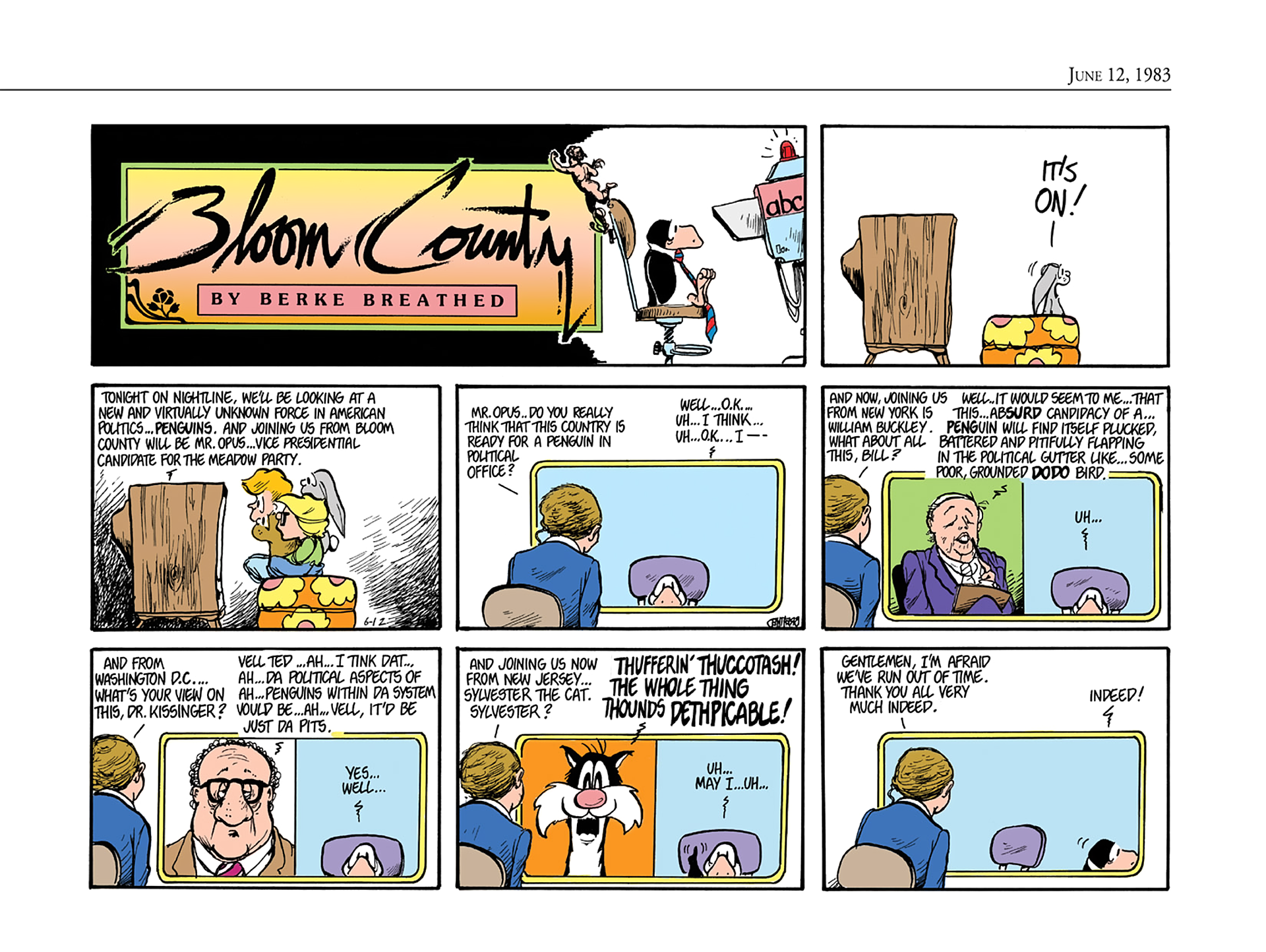 Read online The Bloom County Digital Library comic -  Issue # TPB 3 (Part 2) - 74