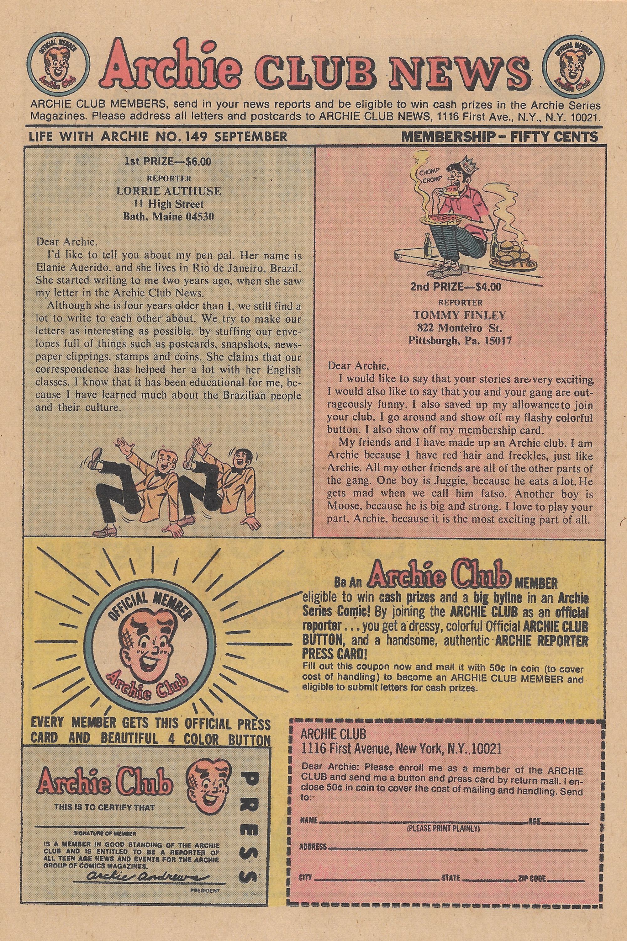 Read online Life With Archie (1958) comic -  Issue #149 - 11