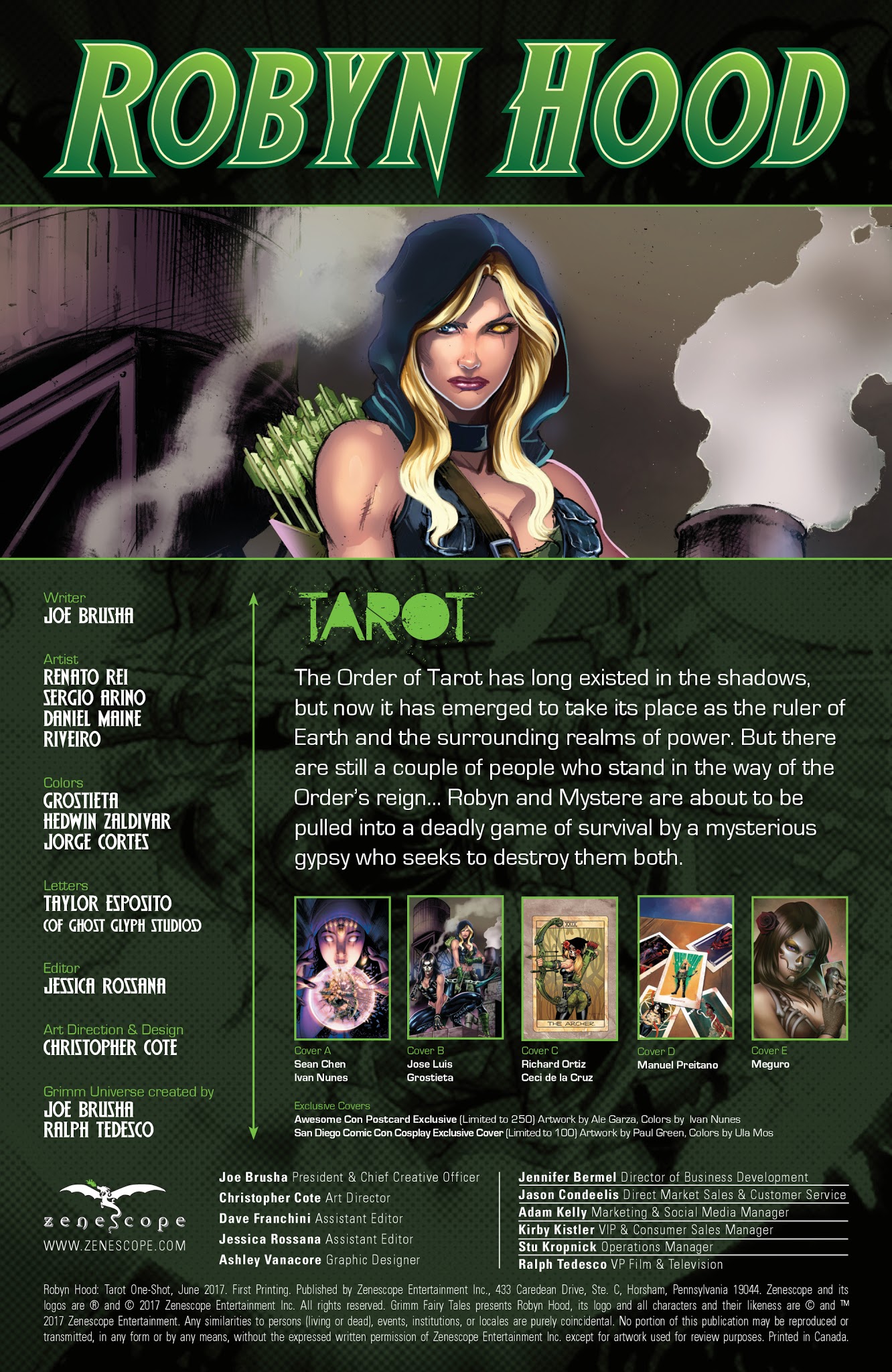 Read online Robyn Hood: Tarot comic -  Issue # Full - 2