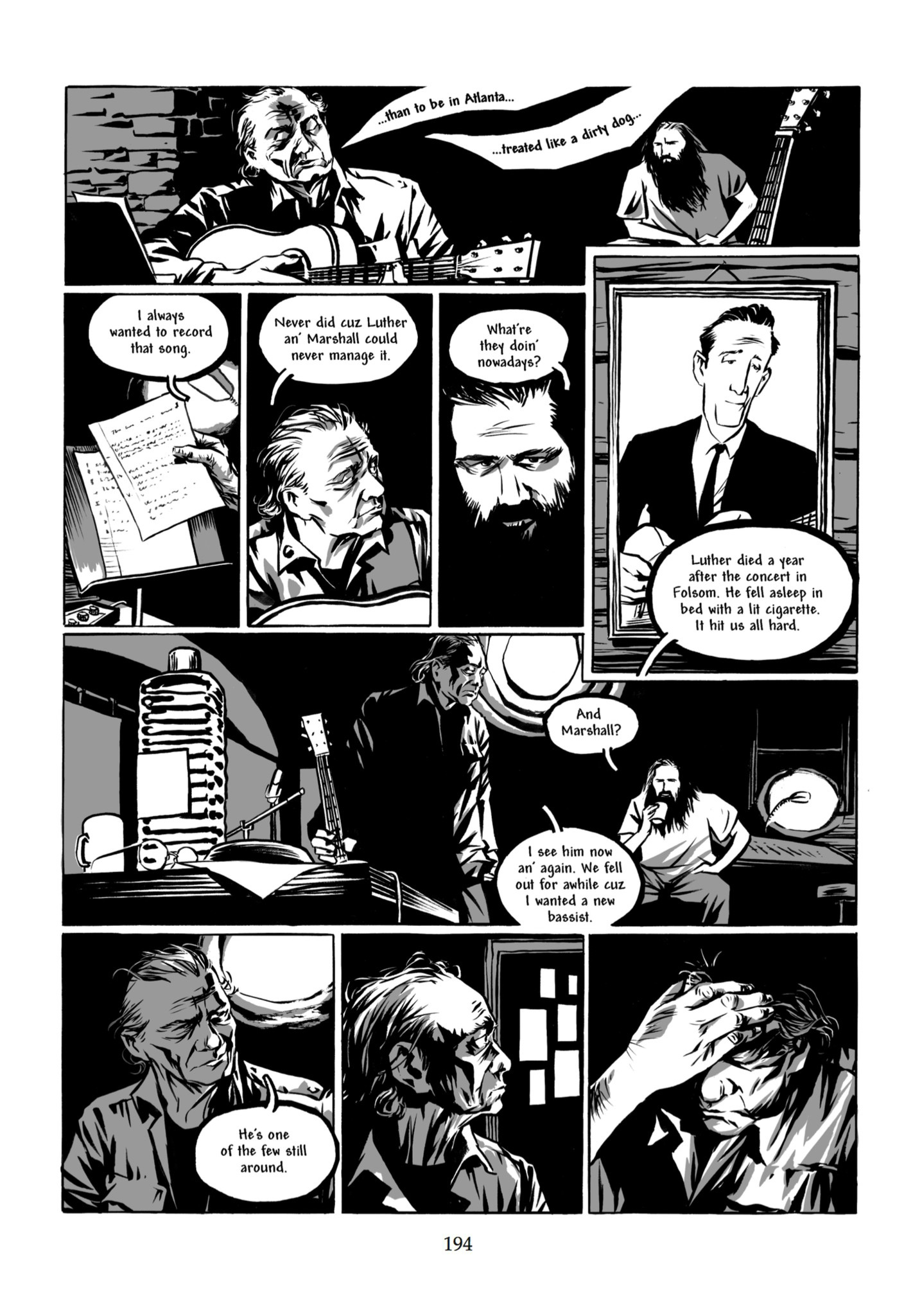 Read online Johnny Cash: I See a Darkness comic -  Issue # TPB - 188