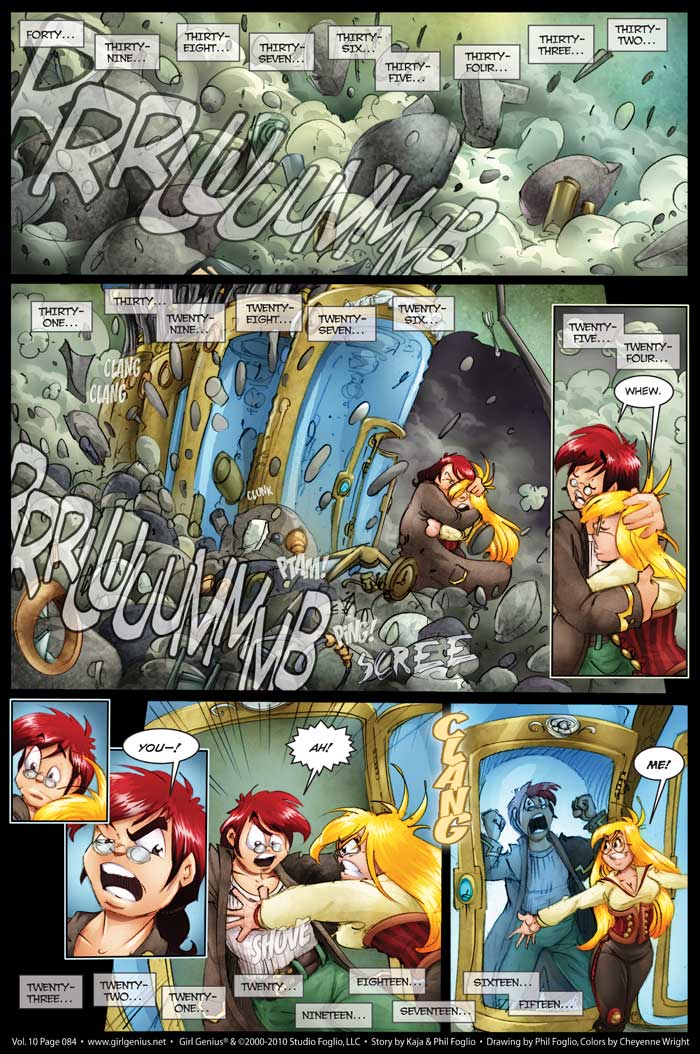 Read online Girl Genius (2002) comic -  Issue #10 - 85