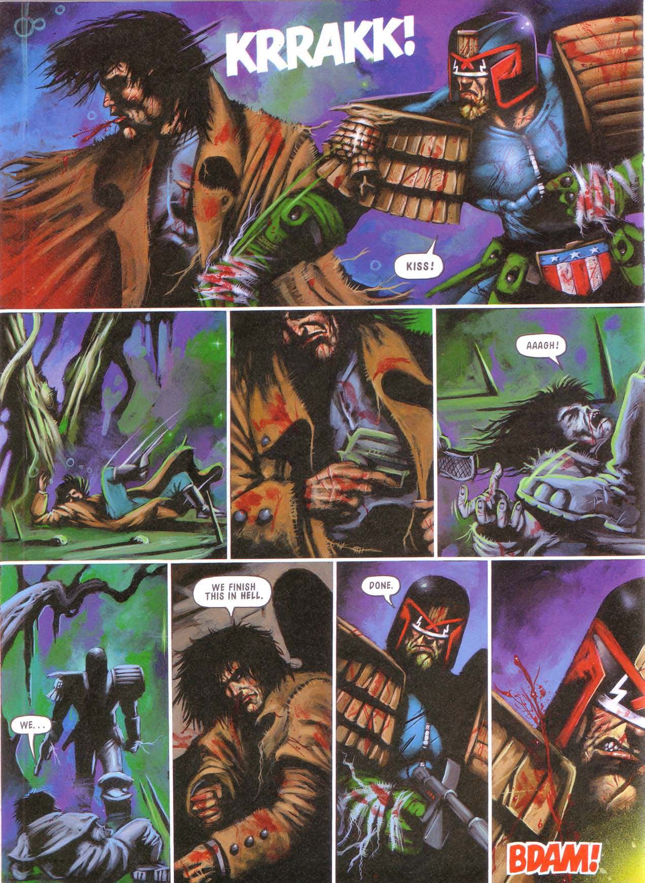Read online Judge Dredd: Goodnight Kiss comic -  Issue # TPB - 90