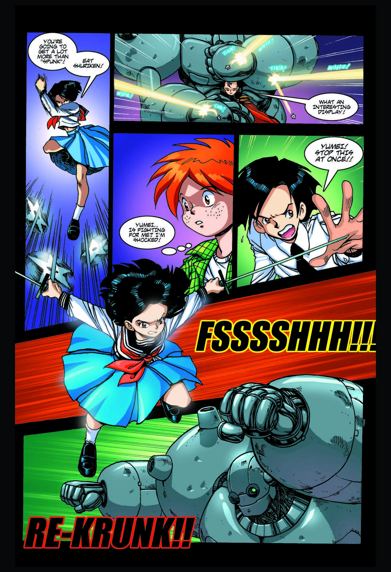 Read online Ninja High School Version 2 comic -  Issue #8 - 9