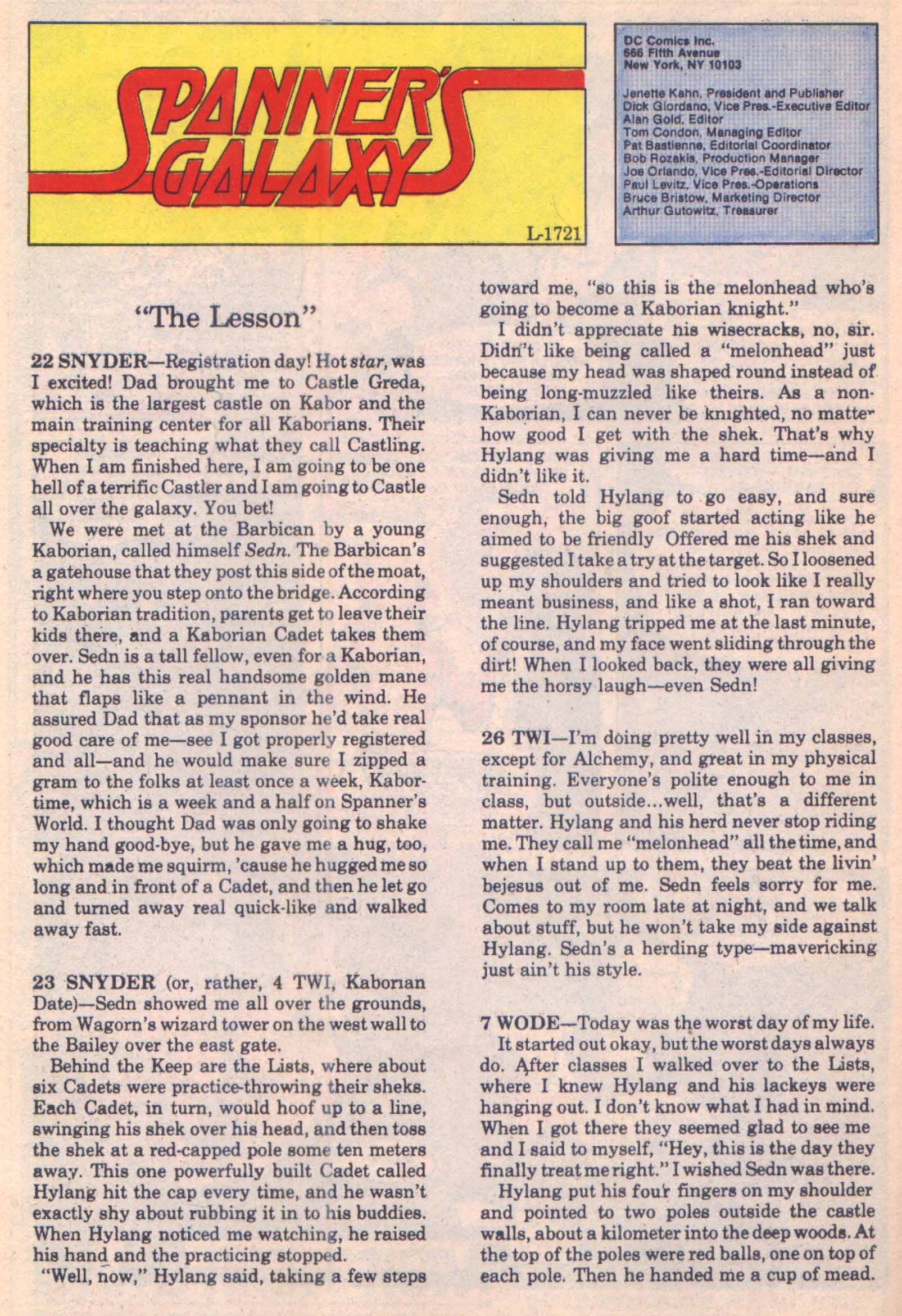 Read online Spanner's Galaxy comic -  Issue #2 - 25