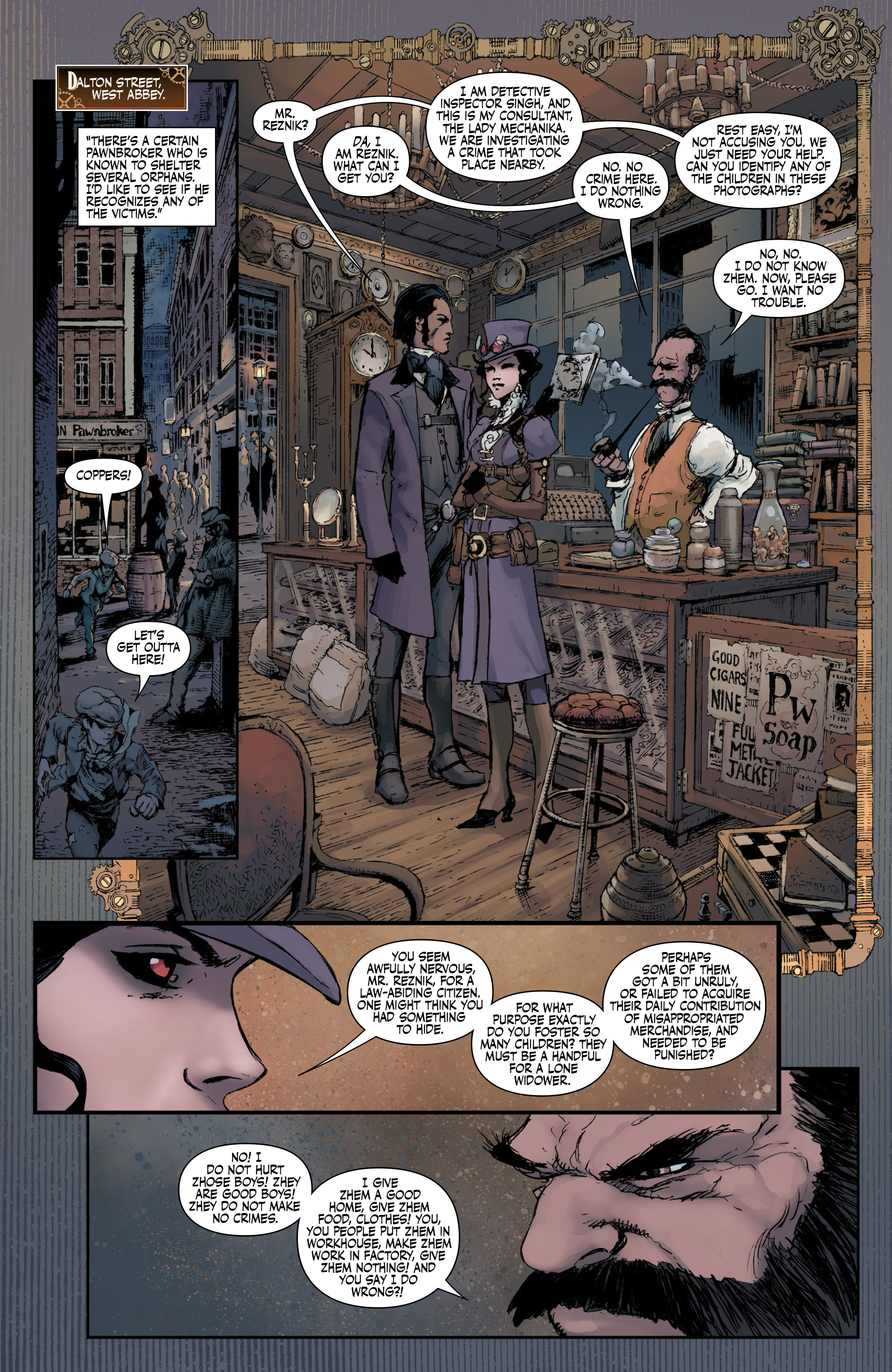 Read online Lady Mechanika: The Lost Boys of West Abbey comic -  Issue #3 - 20