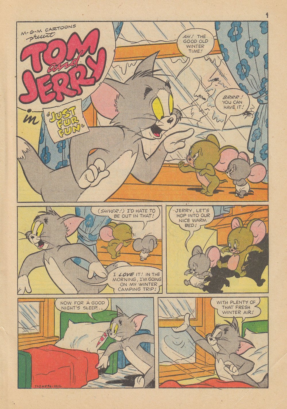 Read online M.G.M.'s Tom and Jerry's Winter Fun comic -  Issue #4 - 4