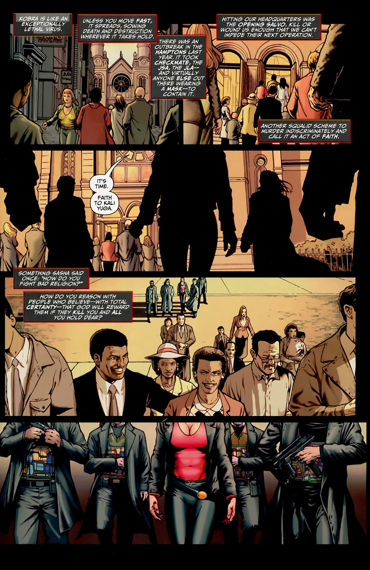 Read online JSA vs. Kobra comic -  Issue #1 - 16