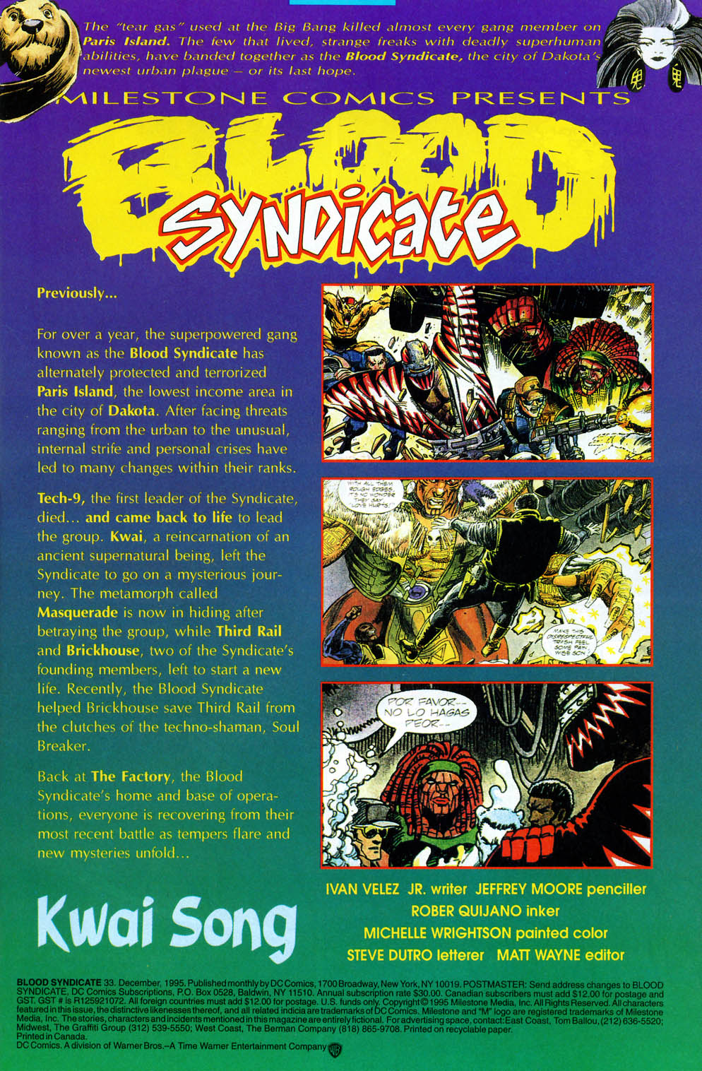 Read online Blood Syndicate comic -  Issue #33 - 2