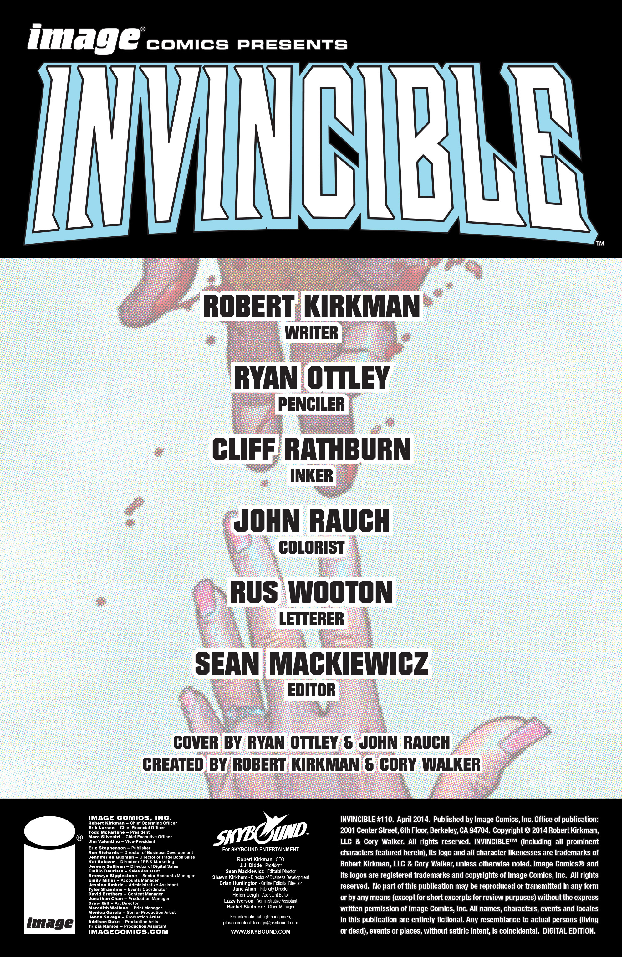Read online Invincible comic -  Issue #110 - 2