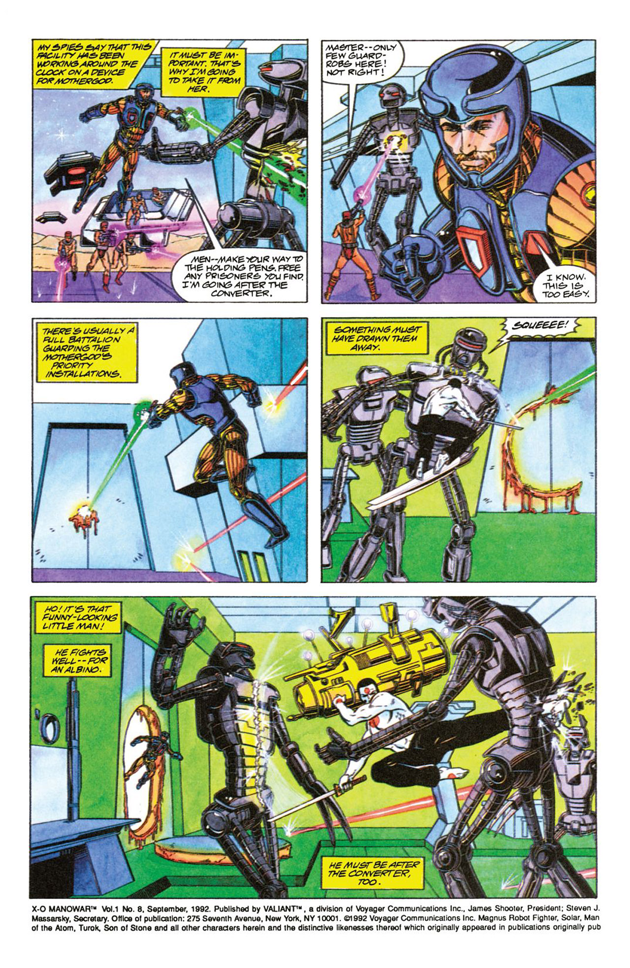 Read online X-O Manowar (1992) comic -  Issue #8 - 3