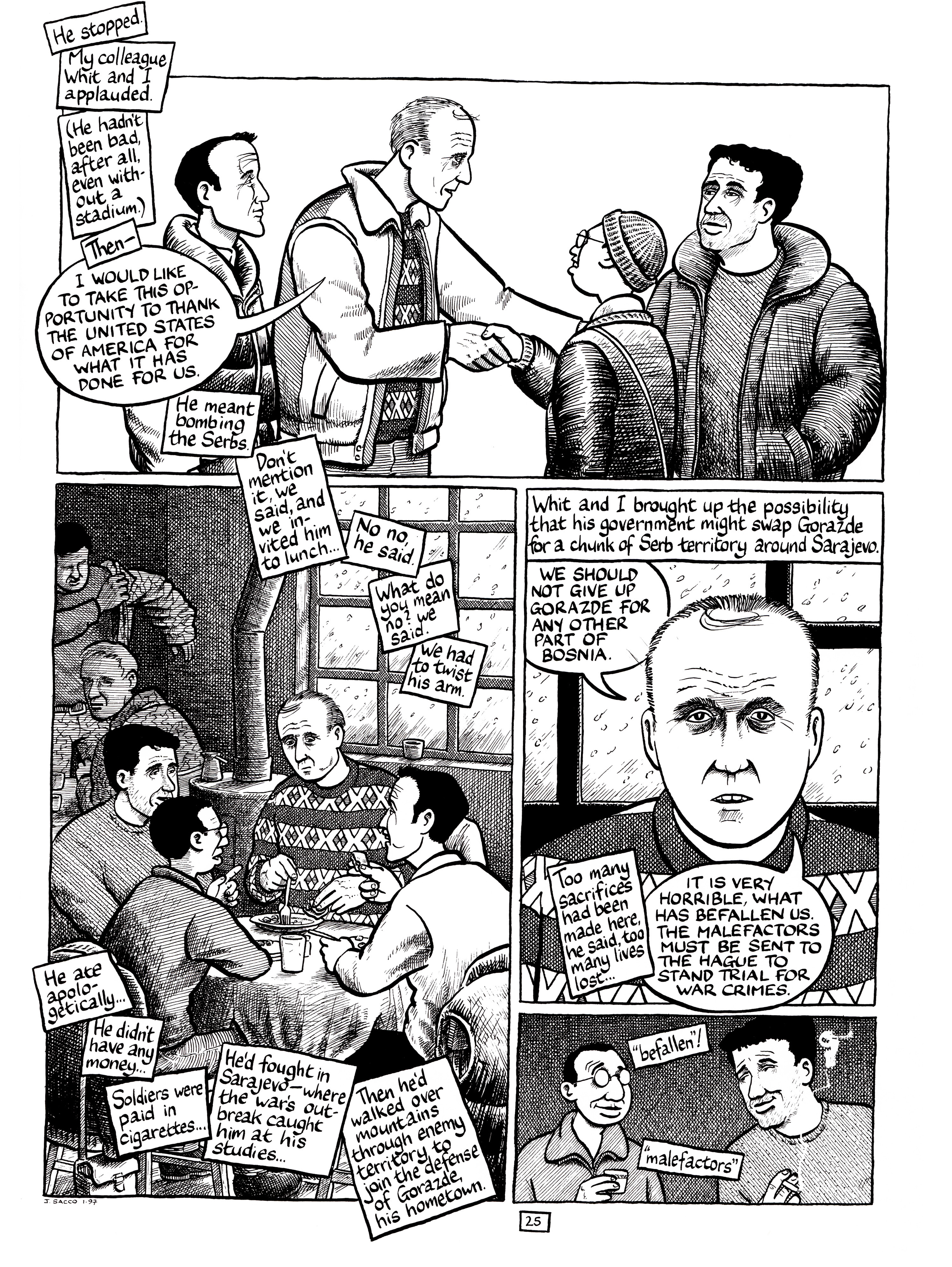Read online Safe Area Goražde comic -  Issue # TPB (Part 1) - 64