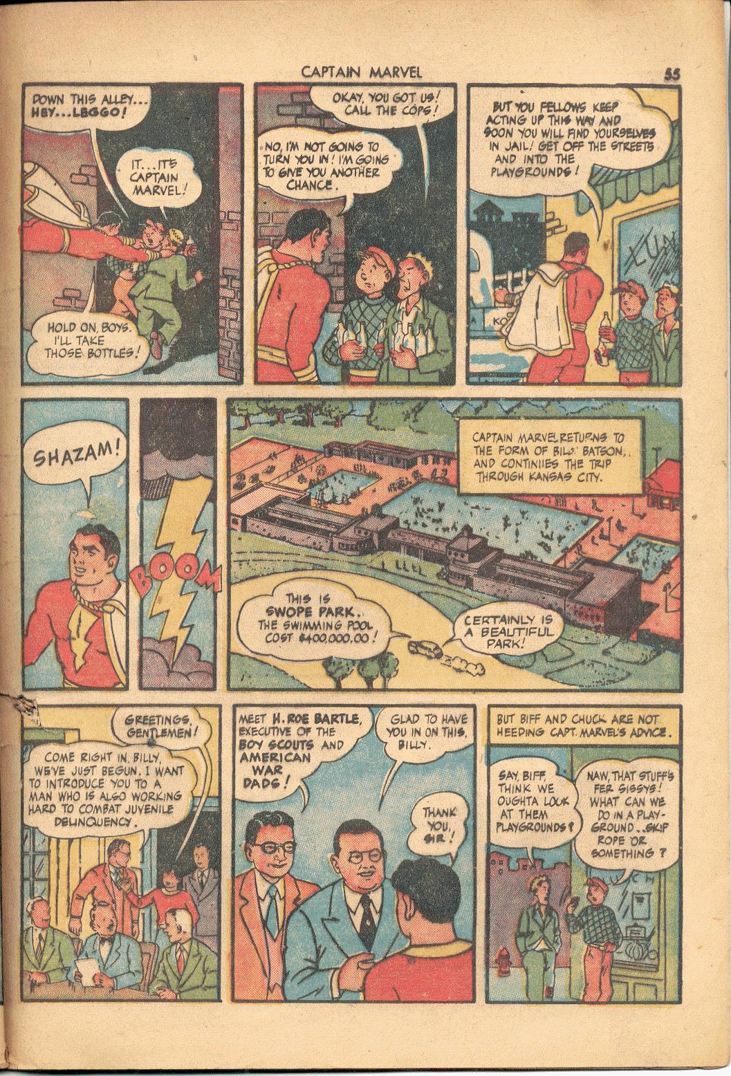 Read online Captain Marvel Adventures comic -  Issue #54 - 55