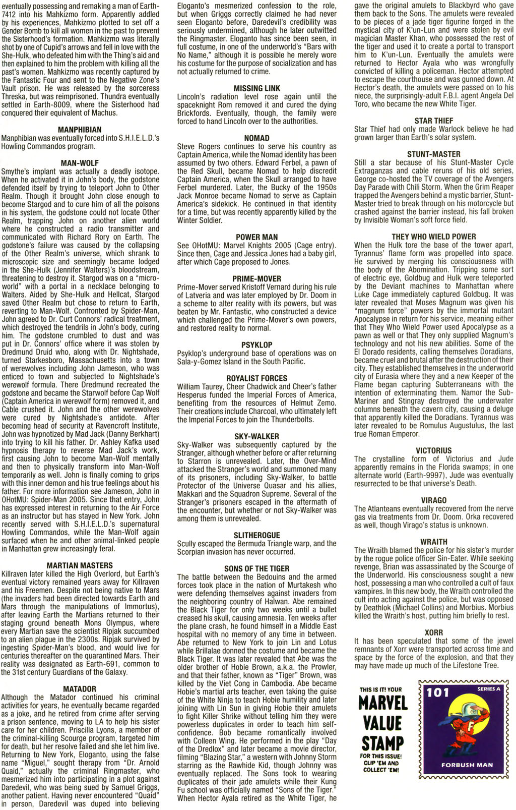 Read online Marvel Legacy: The 1970's Handbook comic -  Issue # Full - 67