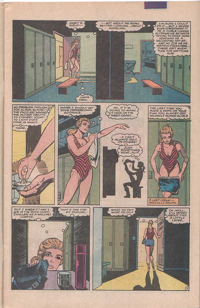 Read online Dazzler (1981) comic -  Issue #34 - 4