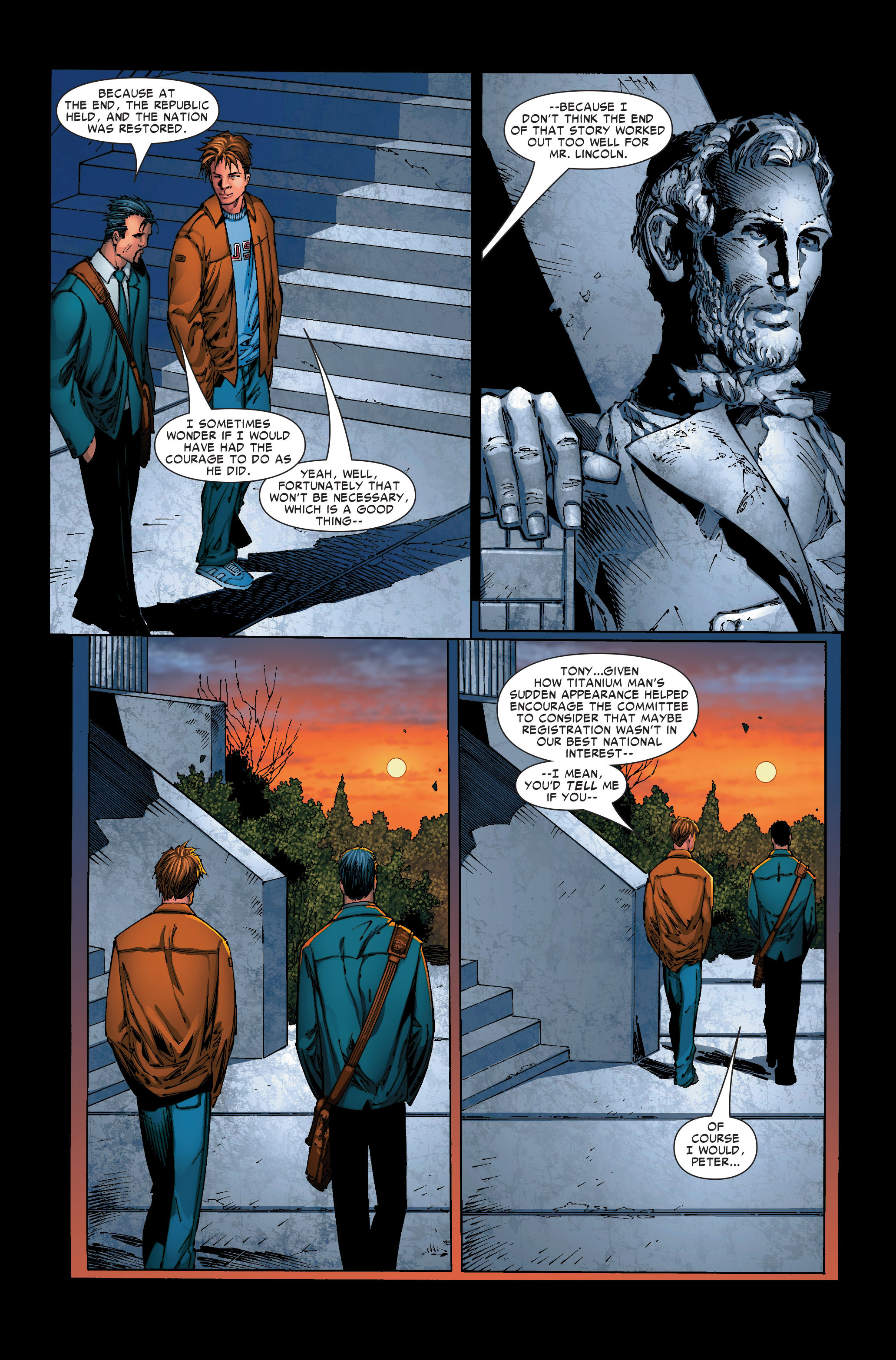 Read online Civil War: The Road to Civil War comic -  Issue # Full - 98