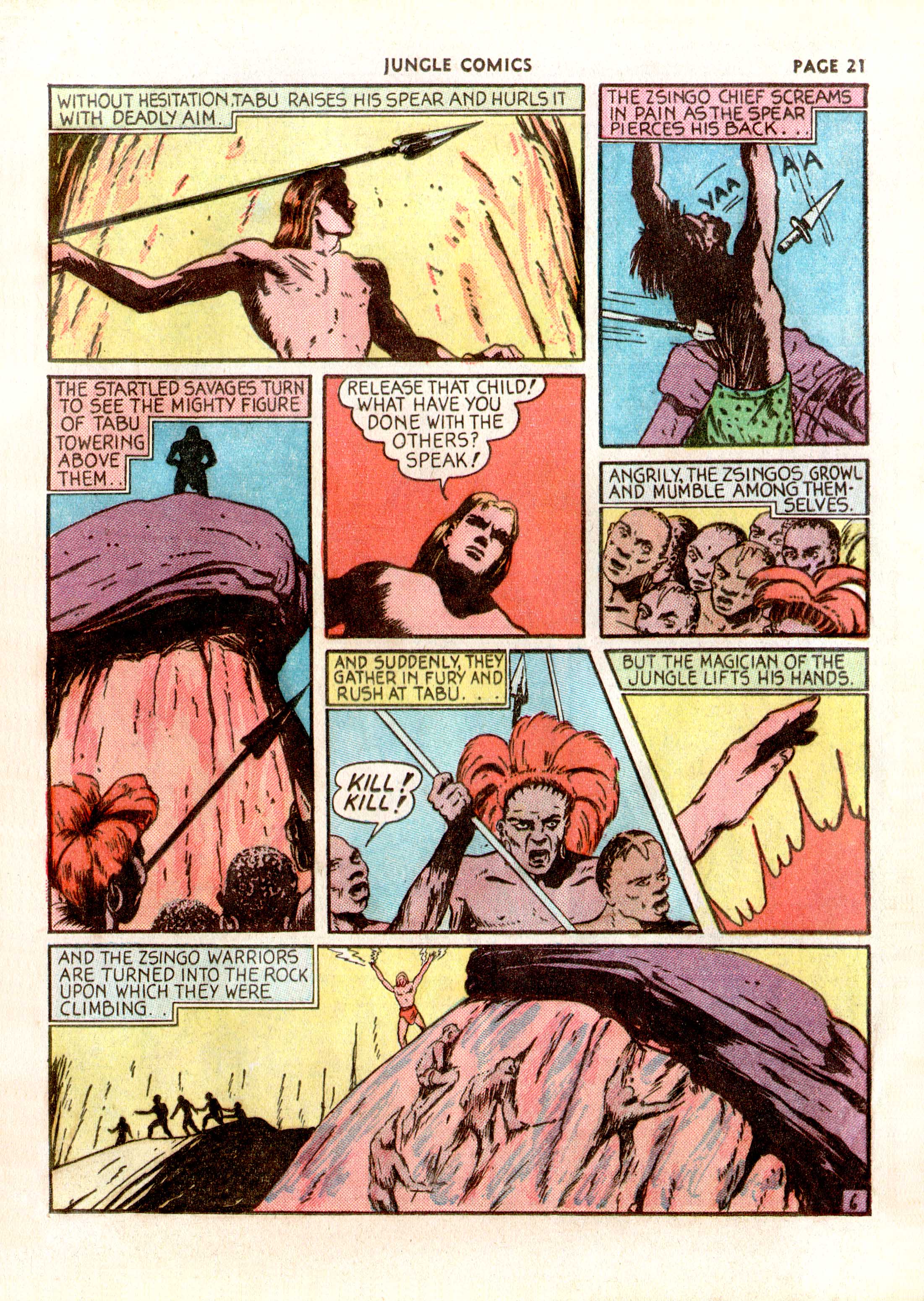 Read online Jungle Comics comic -  Issue #5 - 24