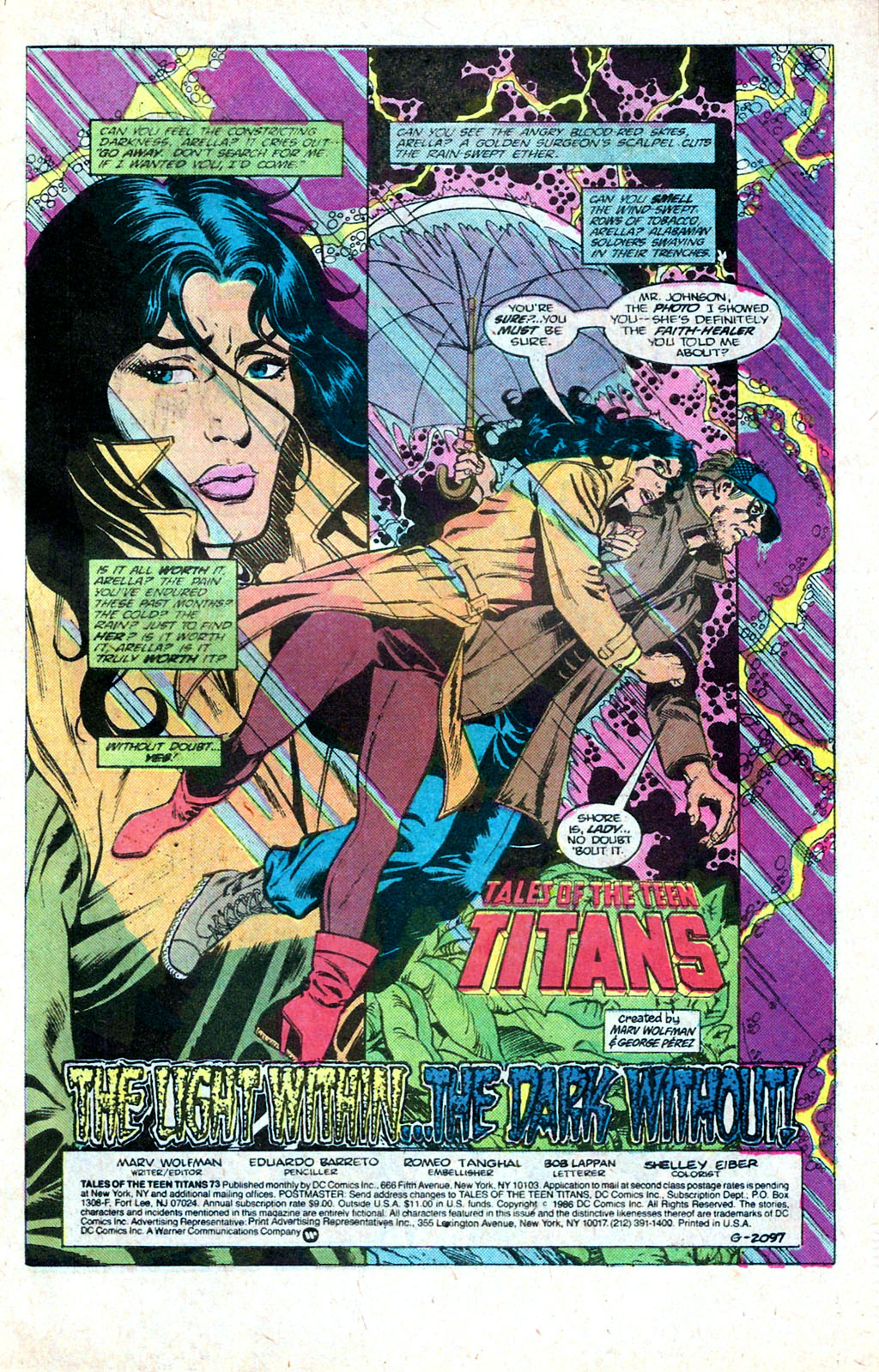 Read online Tales of the Teen Titans comic -  Issue #73 - 2