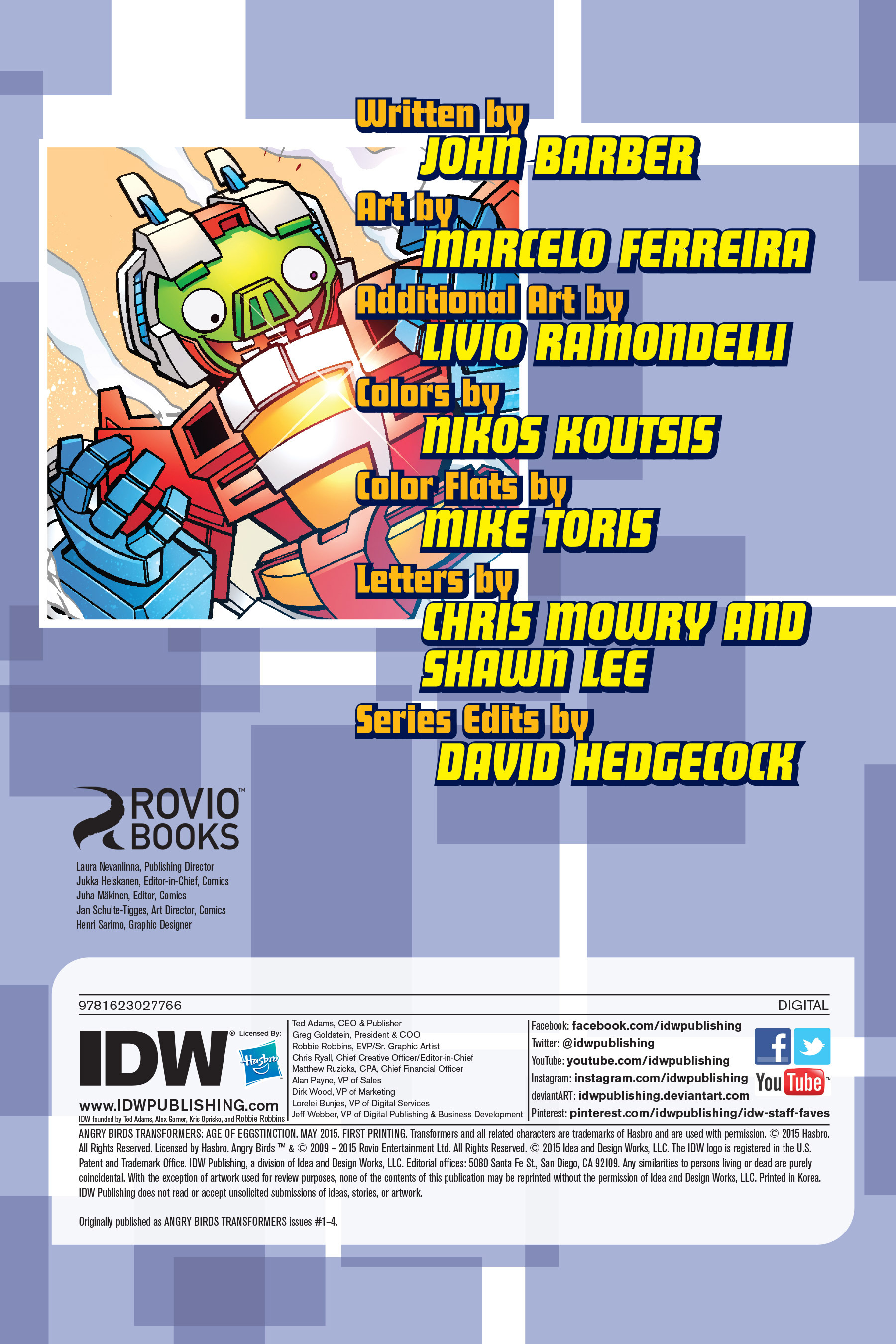 Read online Angry Birds Transformers: Age of Eggstinction comic -  Issue # Full - 3