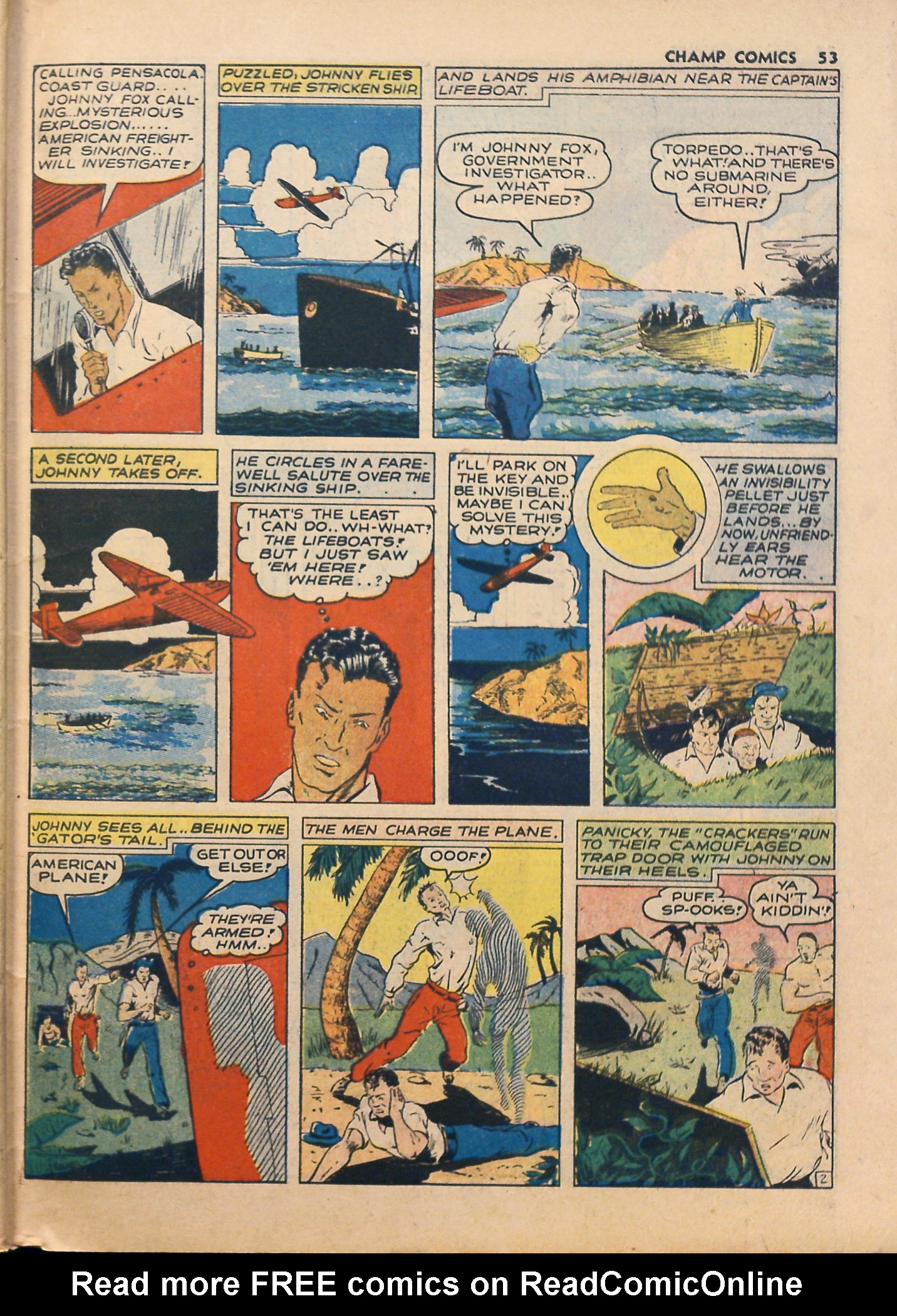 Read online Champ Comics comic -  Issue #14 - 55