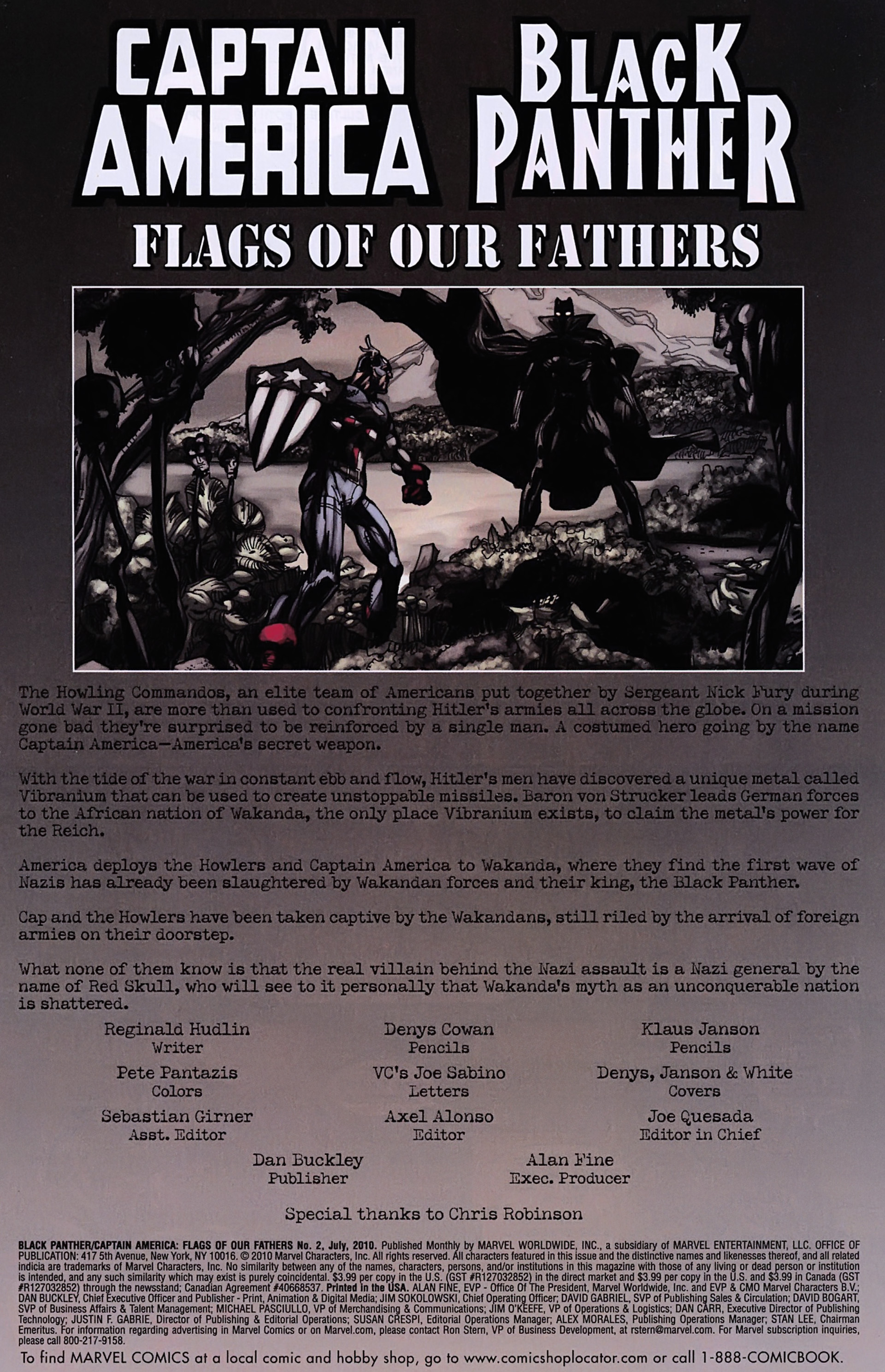 Black Panther/Captain America: Flags Of Our Fathers 2 Page 1