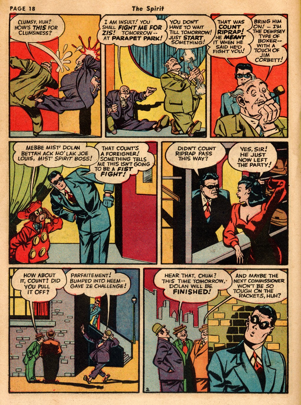 Read online The Spirit (1944) comic -  Issue #2 - 20