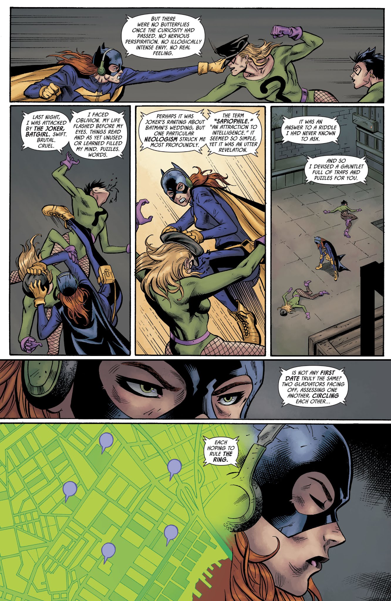Read online Batman: Prelude to the Wedding: Batgirl vs. Riddler comic -  Issue # Full - 16