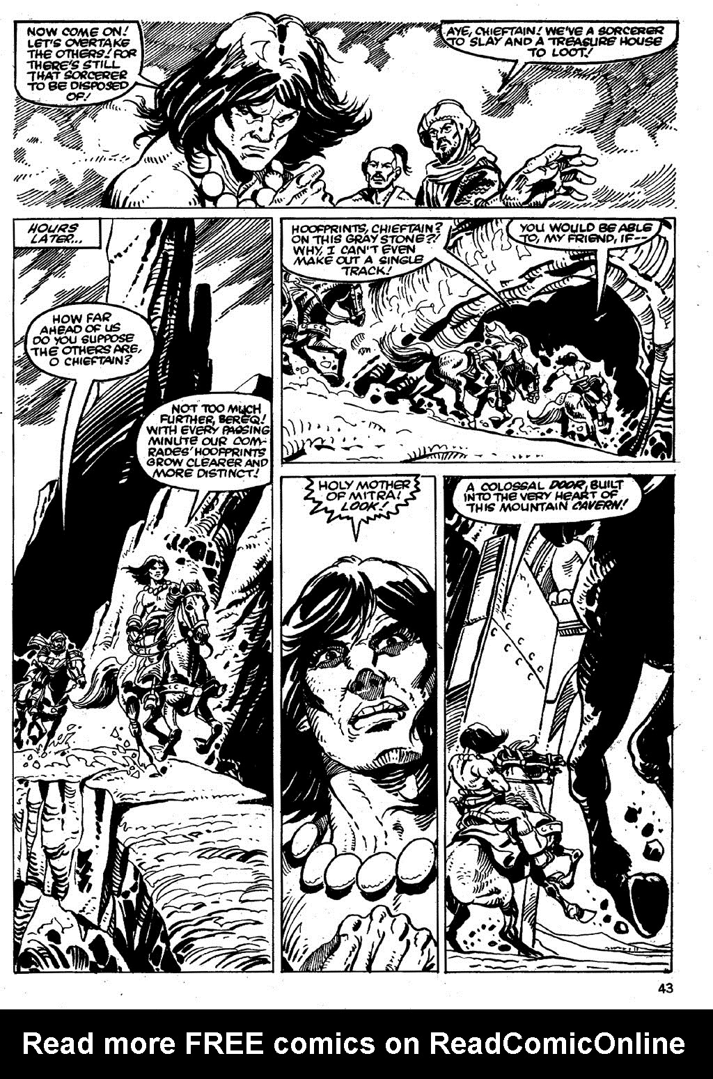 Read online The Savage Sword Of Conan comic -  Issue #86 - 43